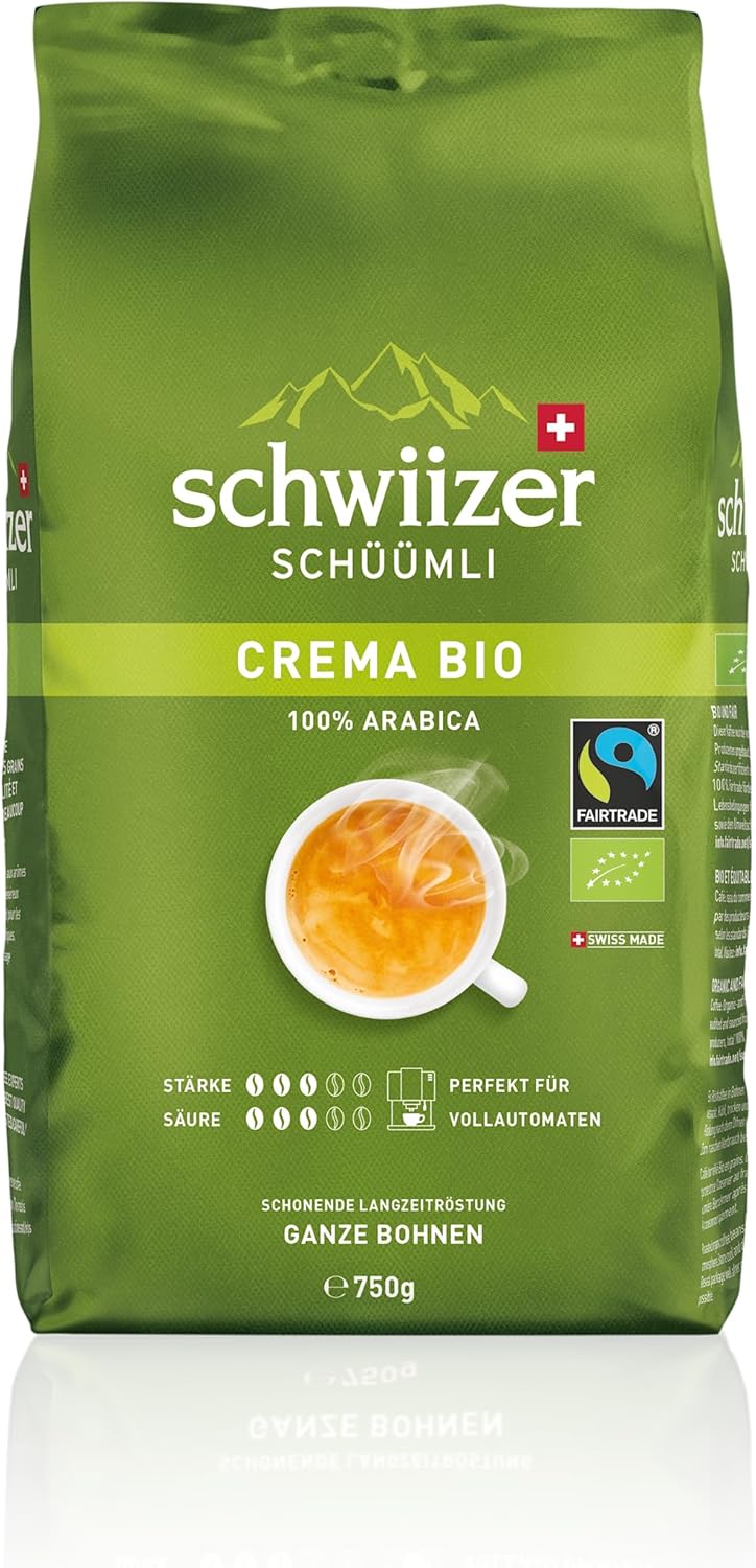Thumbnail 6 de Schwiizer Schüümli Intenso – Grains Arabica/Robusta, 65/35, intensité 4/5, torréfaction moyenne, Rainforest Alliance, 1 kg