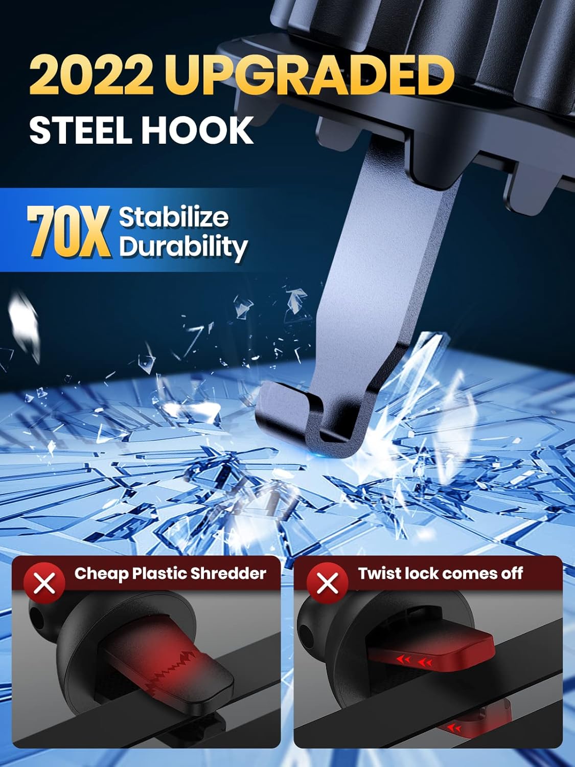 Detalle de TOPK Car Phone Holder 4-in-1 Mount