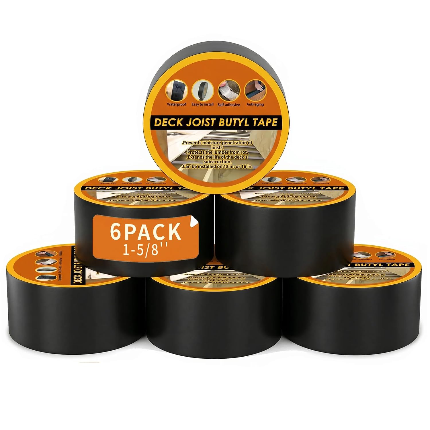 Detalle de JOAPRIL Deck Joist Tape 1-5/8" x 50