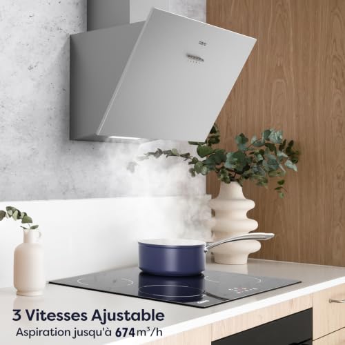 Thumbnail 2 de CIARRA CBCS6762A – Hotte aspirante inclinée 60 cm, A+++, 674 m³/h
