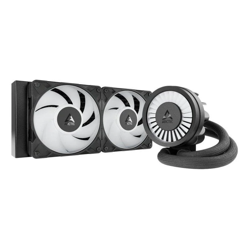 Detalle de Arctic Liquid Freezer III Pro 240mm | Refrigeración líquida A‑RGB con dos ventiladores de 120 mm