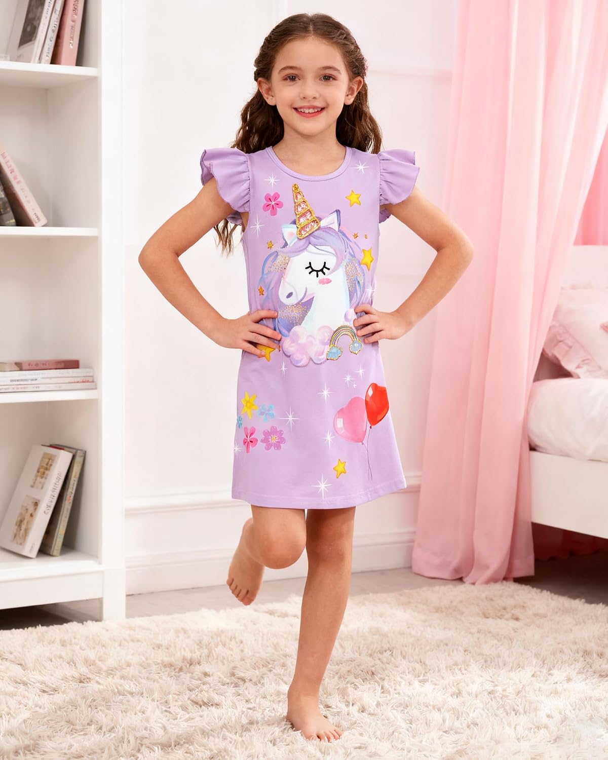 Detalle 2 de LQSZ Girls' Nightgowns, Polyester