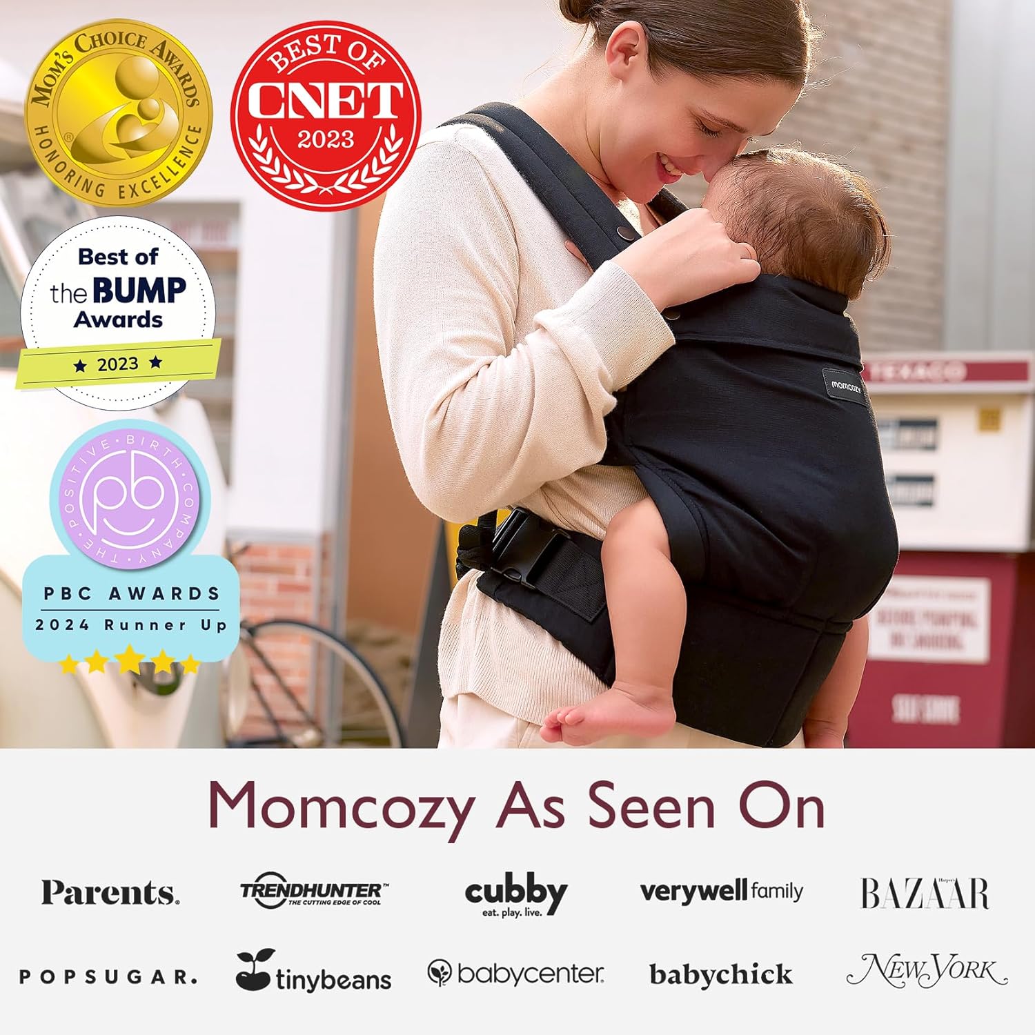 Thumbnail 3 de Momcozy Baby Carrier 7-45lbs 👶
