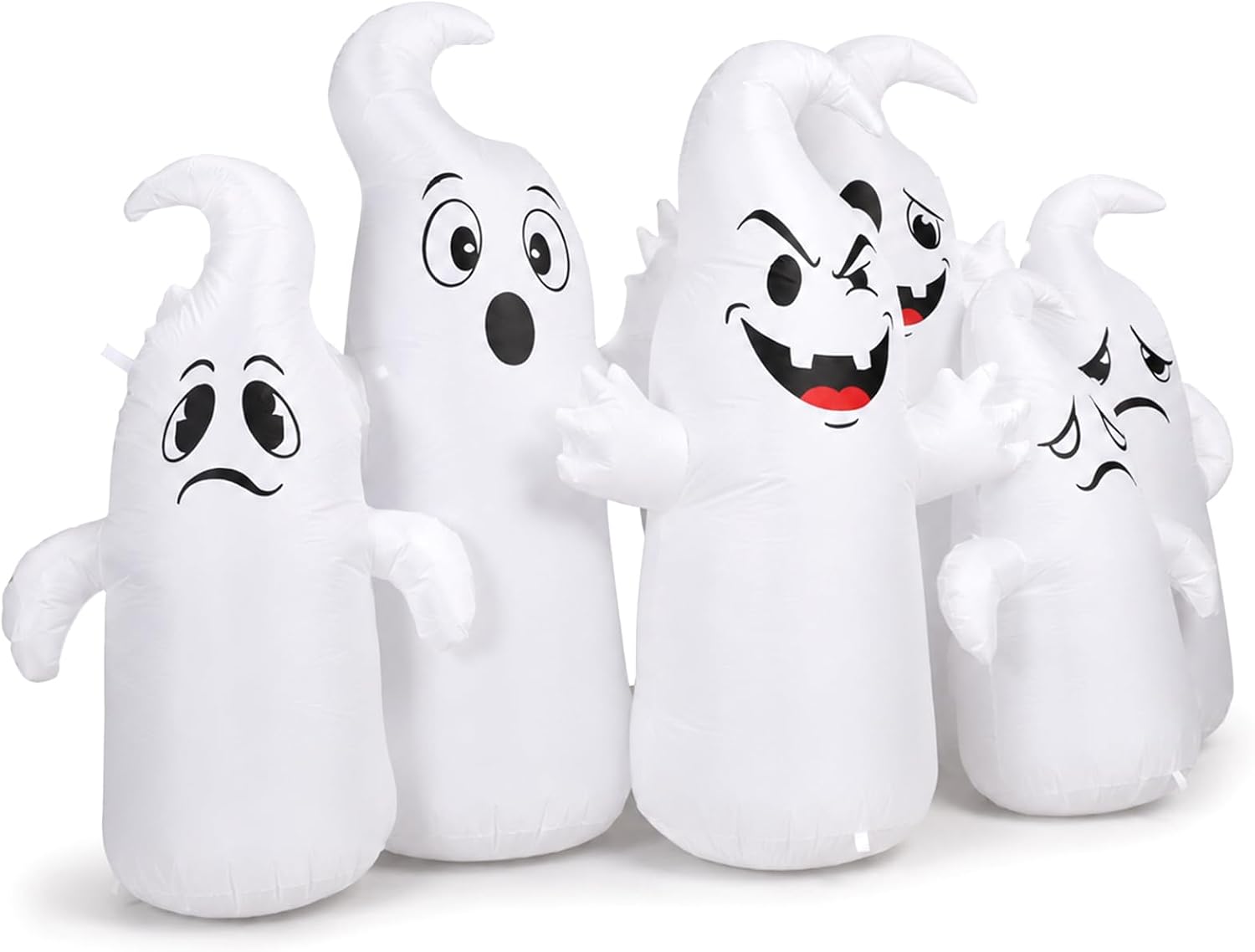 Detalle 2 de IRETG 8FT Halloween Inflatable, 5FT Tall with Six LED-Lit Ghosts
