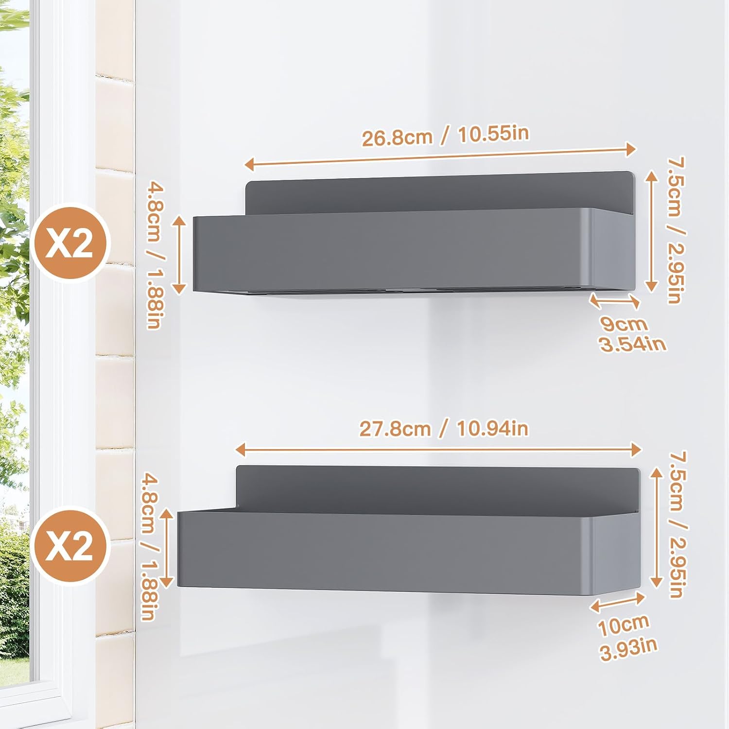 Thumbnail 1 de Mystozer Magnetic Spice Rack Plastic