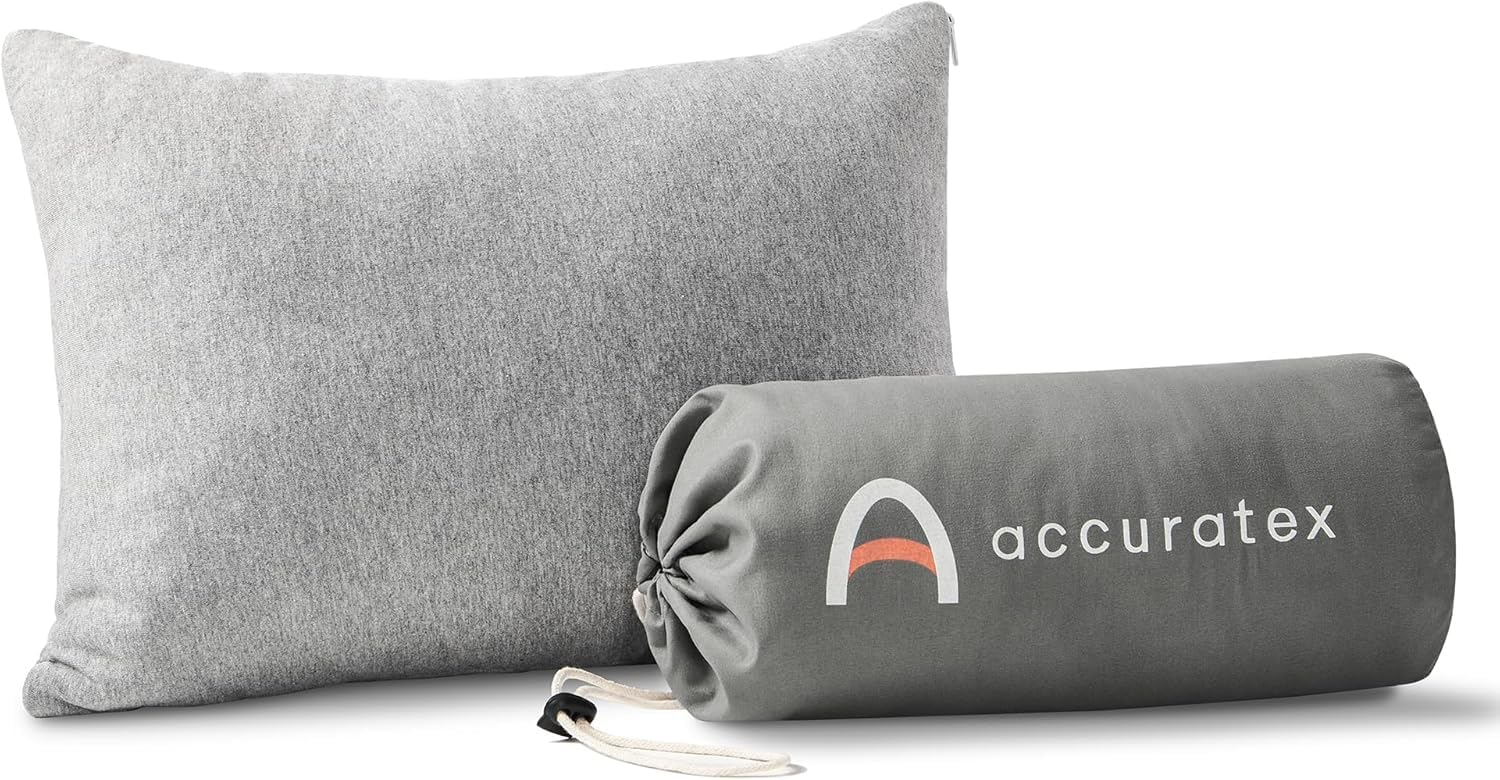 Detalle de ACCURATEX Oreiller de Camping 100% Coton Déchiquetée Mousse mémoire