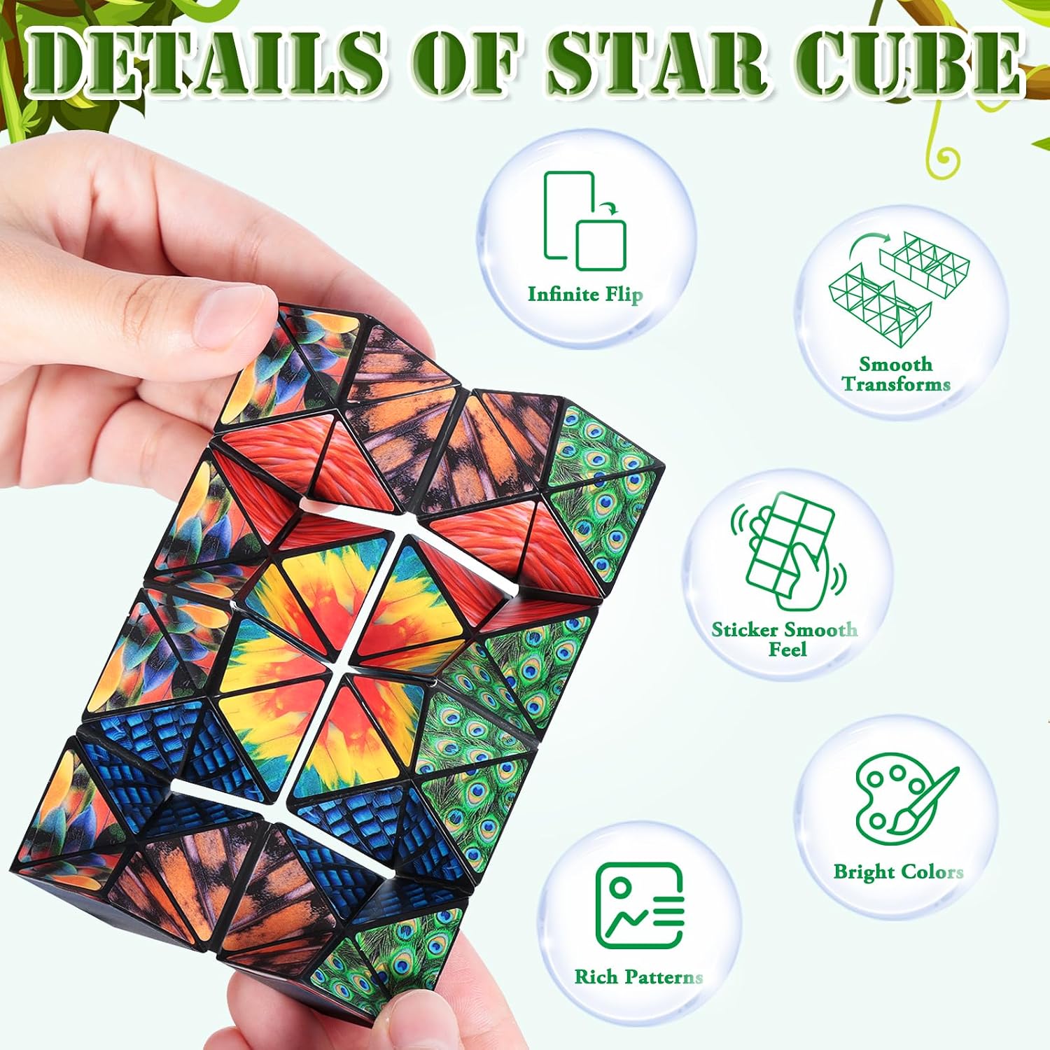 Thumbnail 6 de Euclidean Cube Infinity Cube 5.6 cm fidget toy