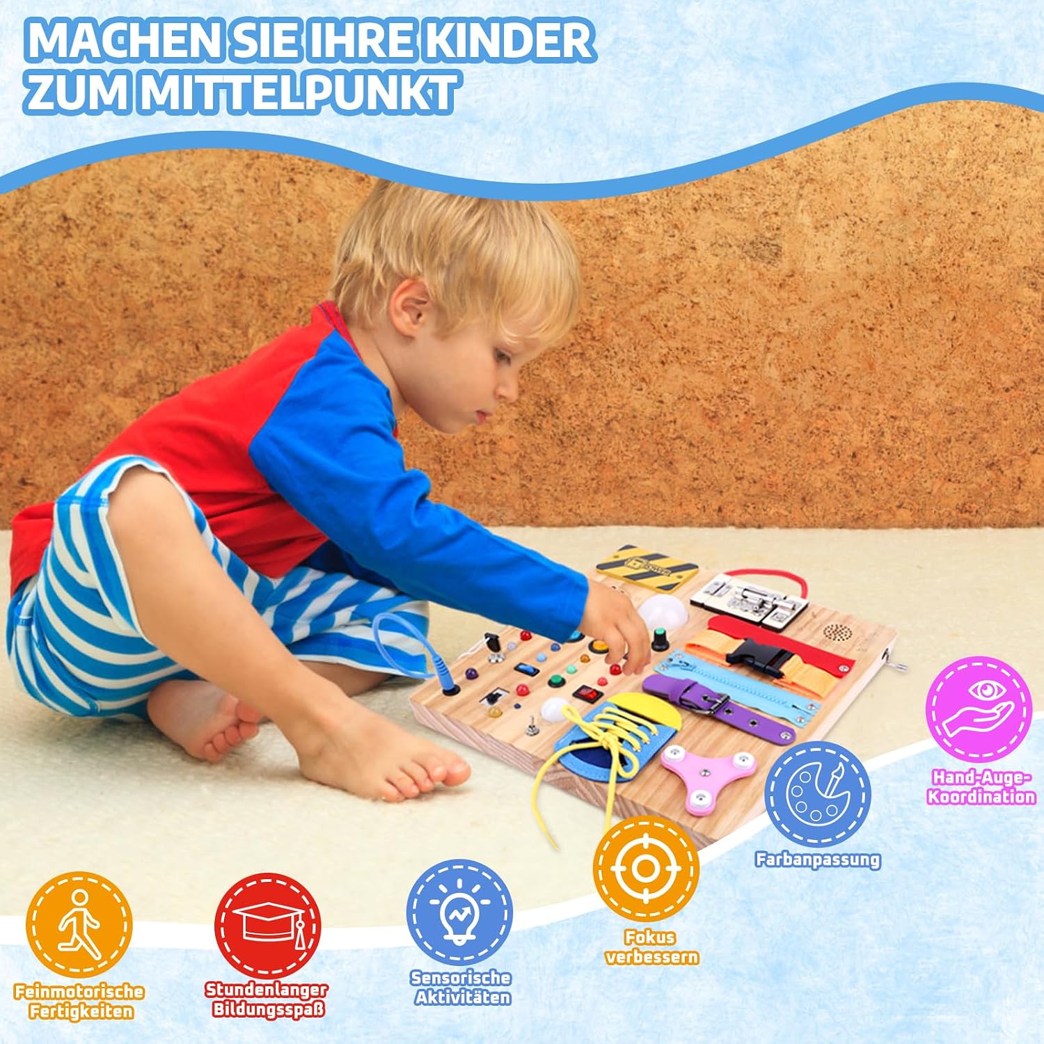 Thumbnail 4 de Montessori Busy Board 23 in 1