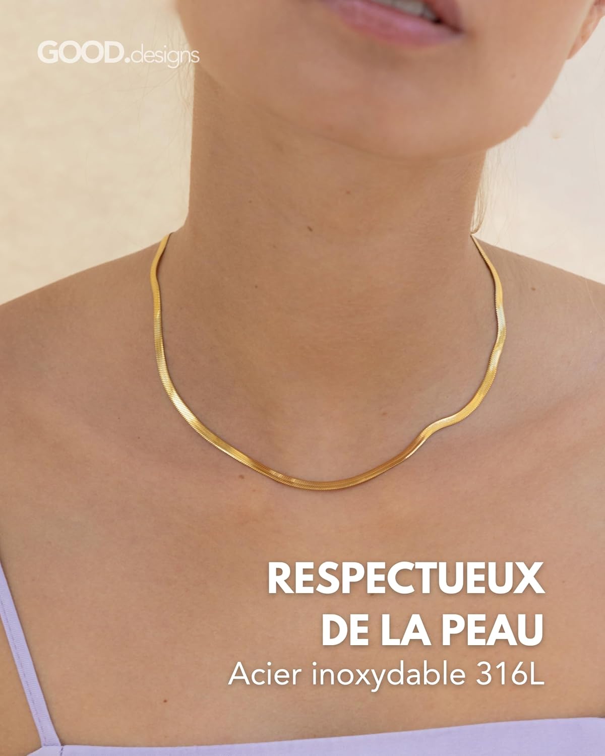 Detalle 2 de GD GOOD.designs Chaîne serpent 3 mm