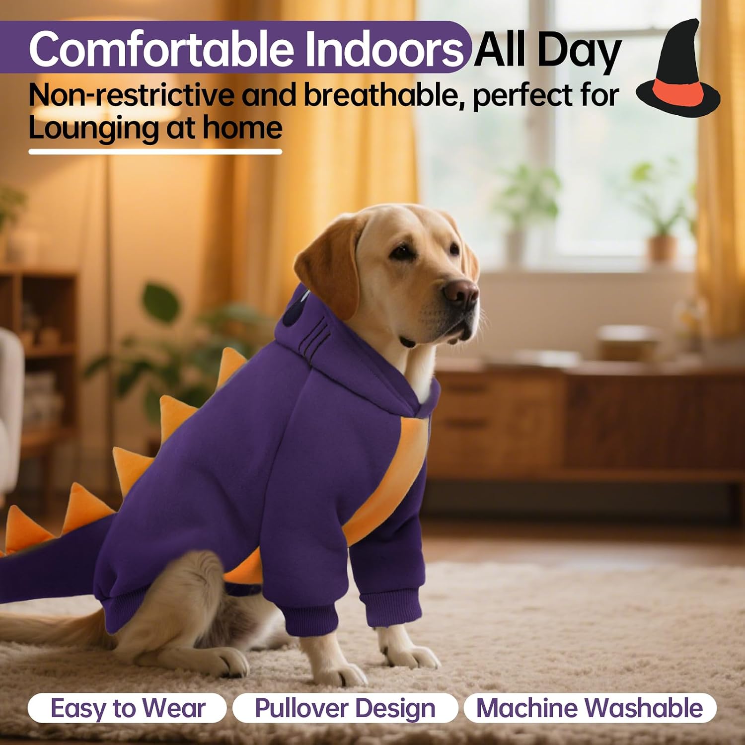 Thumbnail 6 de QBLEEV Dog Dinosaur Costume
