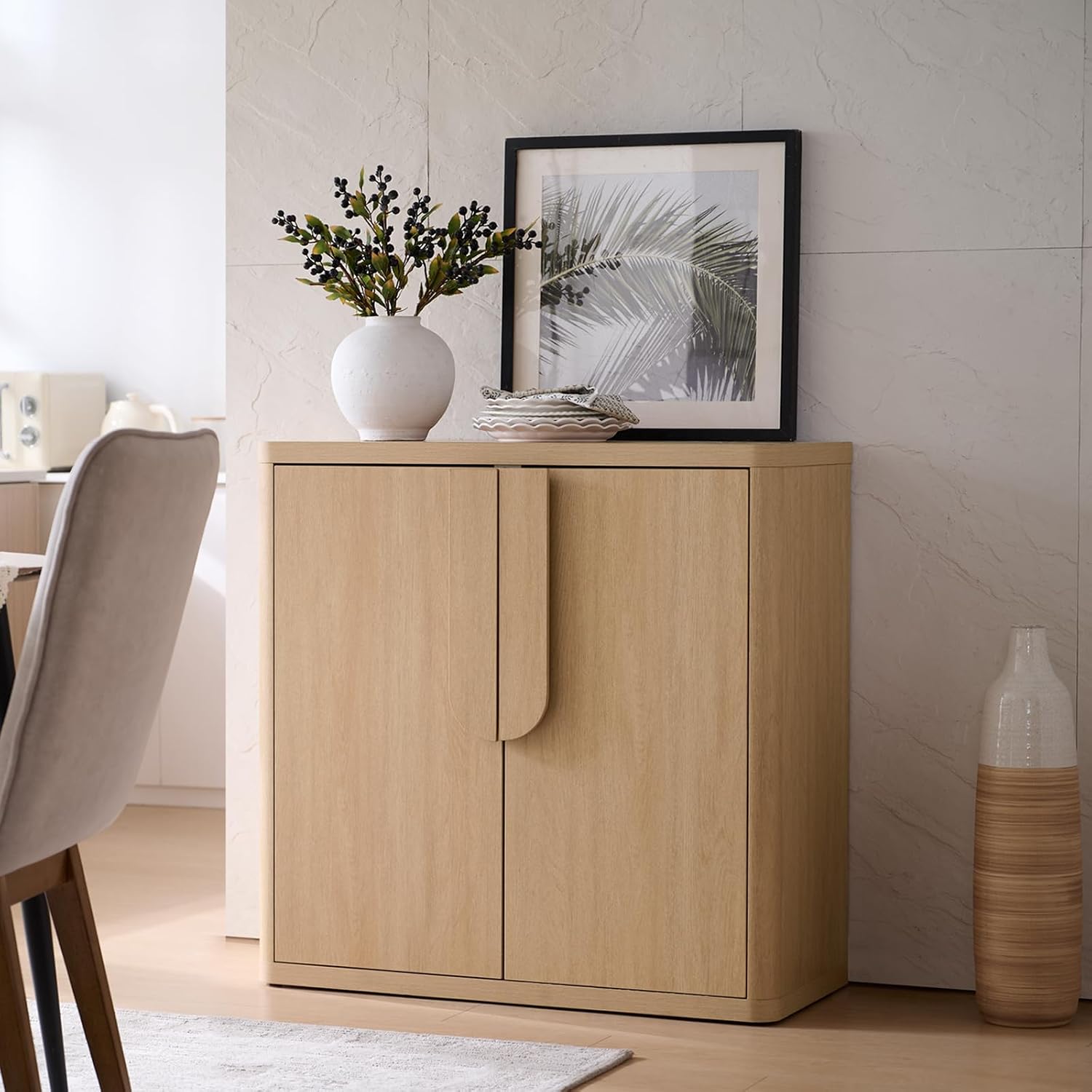 Thumbnail 1 de NOWABAY Sideboard Cabinet 31.14-Inch