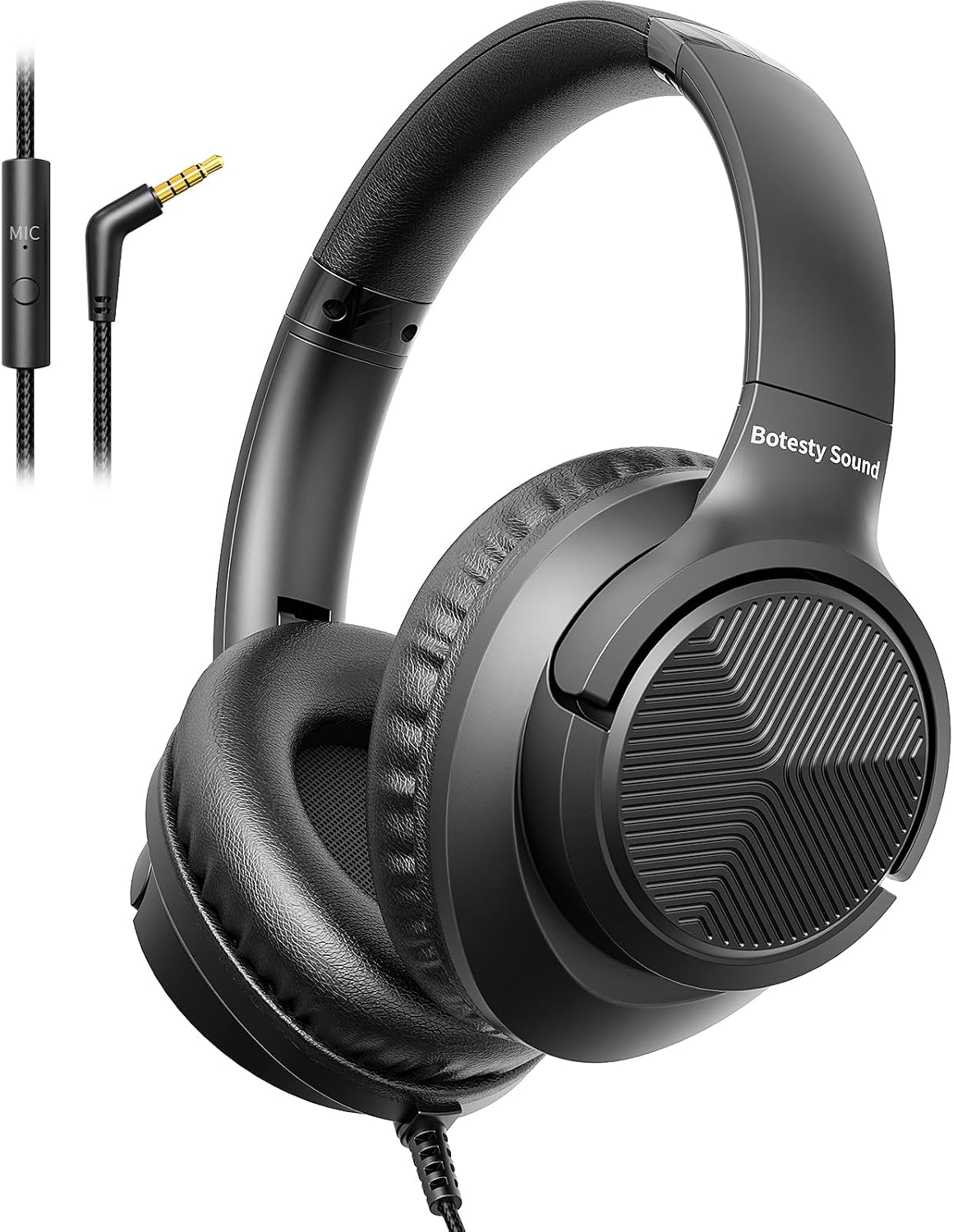 Detalle de Botesty Sound Headphones Wired with Mic
