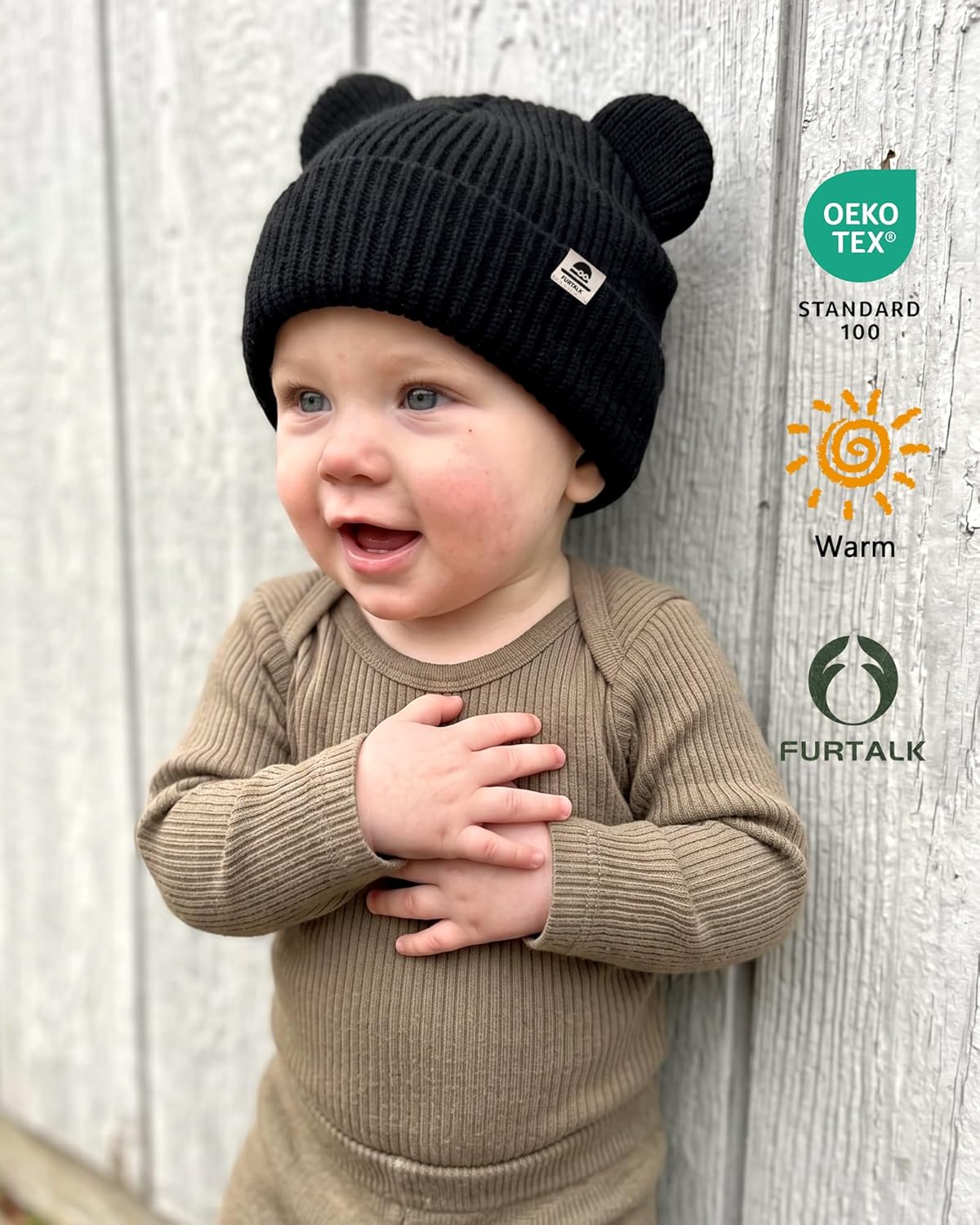 Thumbnail 5 de FURTALK Baby Beanie 2 Sizes