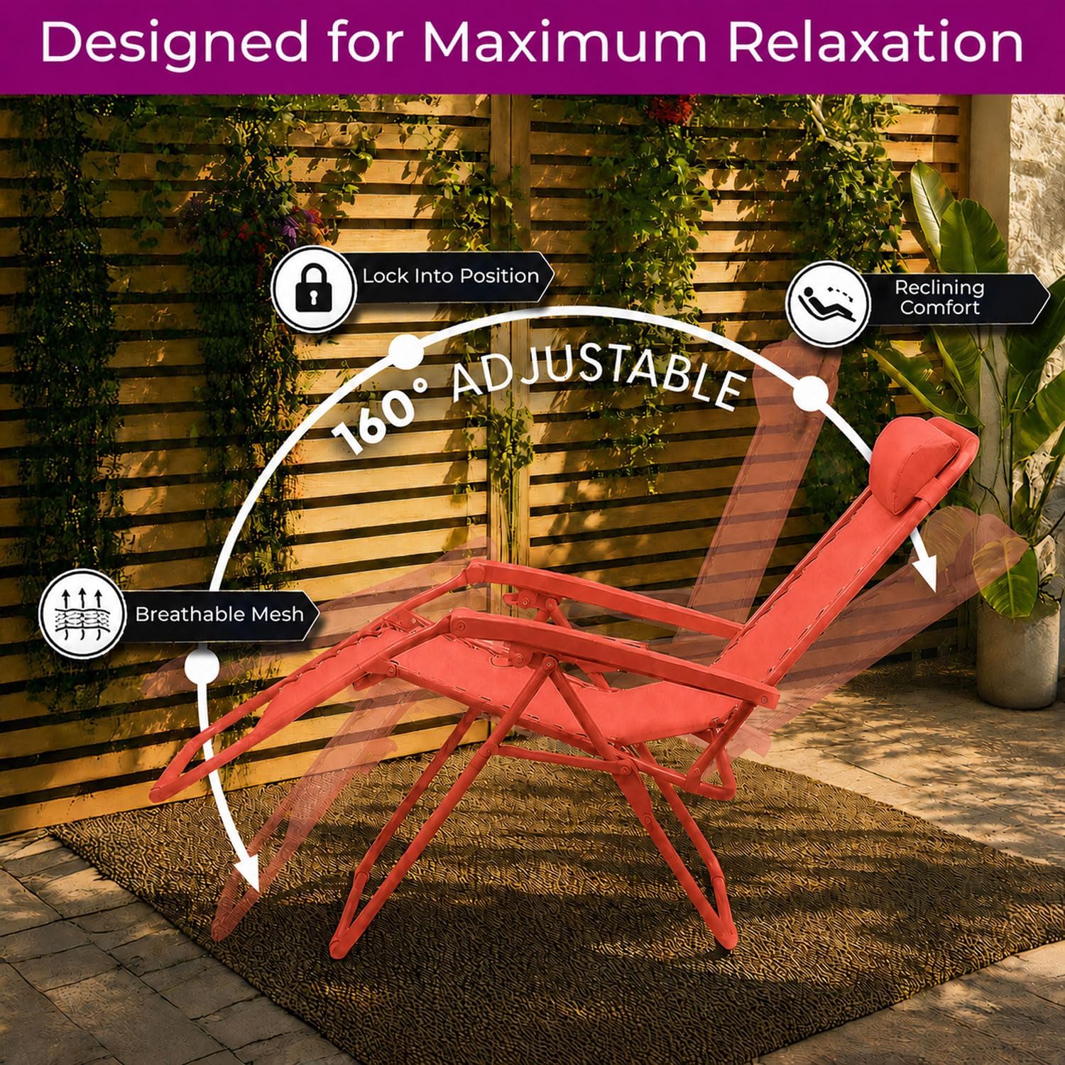 Thumbnail 3 de Neo 2X Zero Gravity Recliner Outdoor Chair