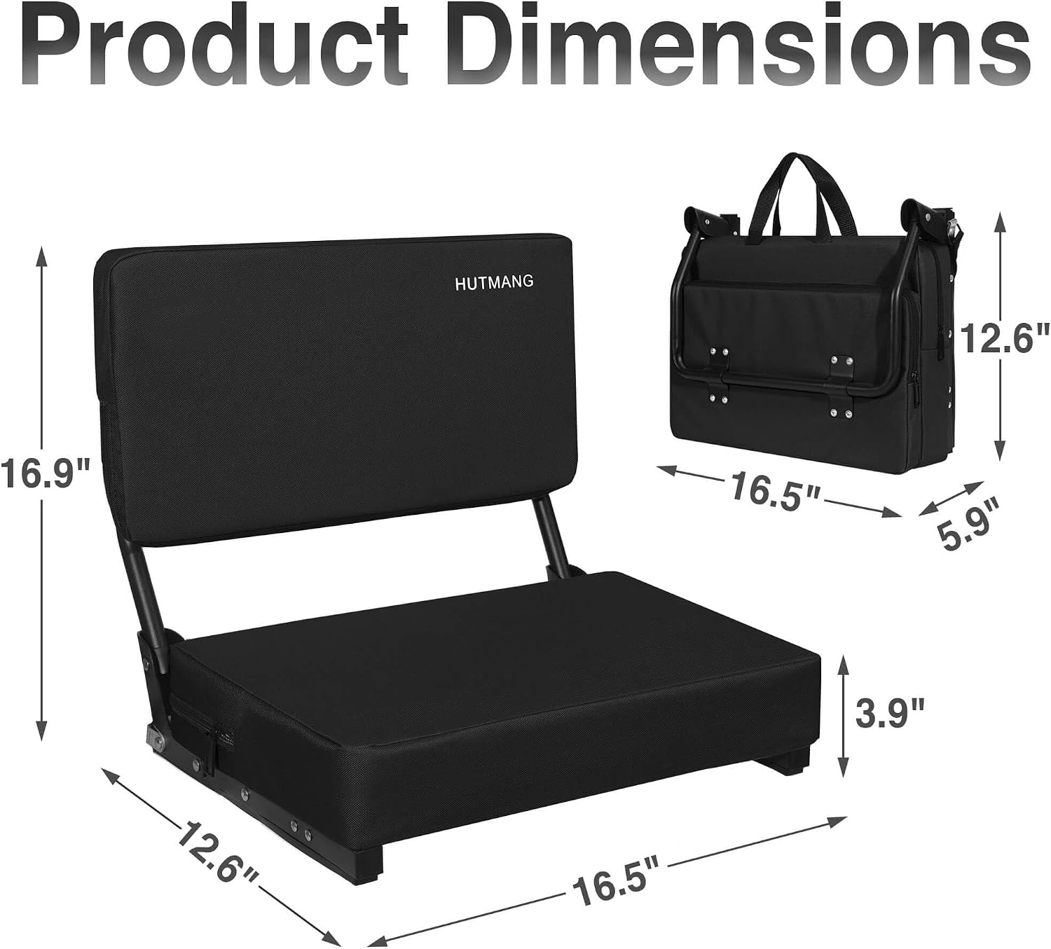 Detalle 2 de HUTMANG Chair Stadium Seat 330LBS