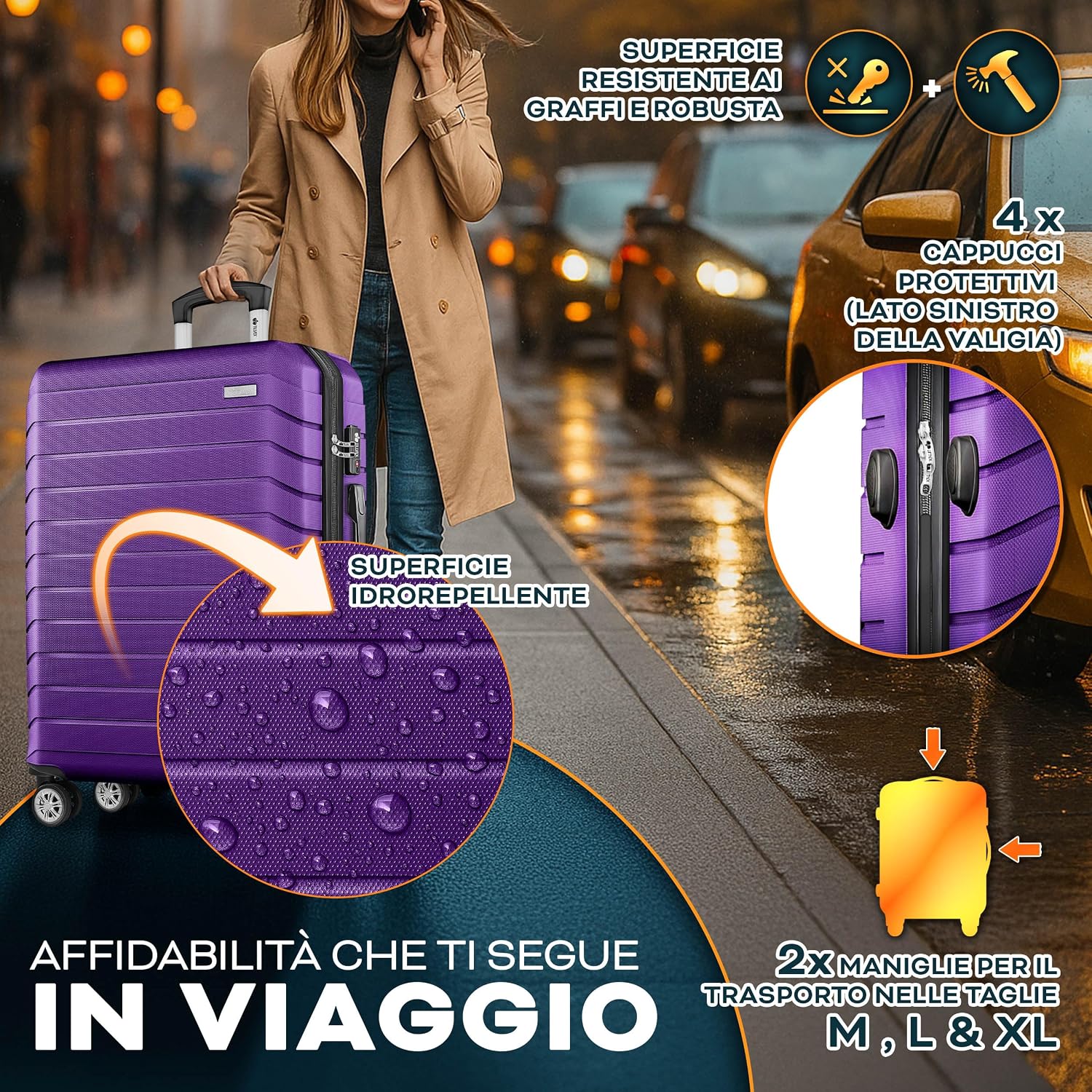 Thumbnail 6 de tillvex Set valigie M-L-XL 3 pezzi