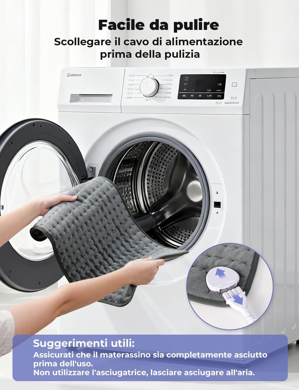 Thumbnail 5 de Levesolls Termoforo Elettrico 60x30cm per schiena