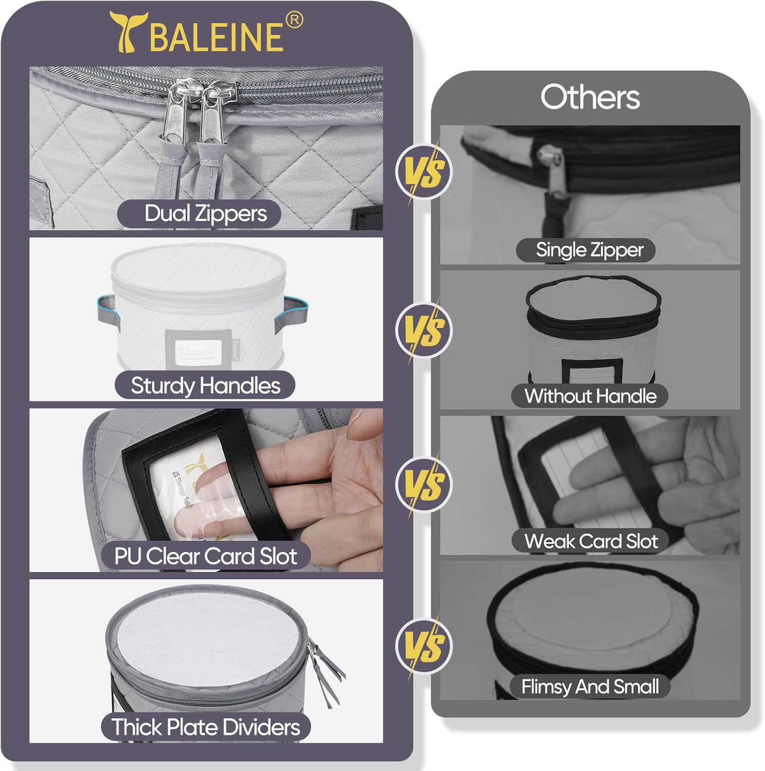 Thumbnail 5 de BALEINE China Storage Plate & Mug Organizer
