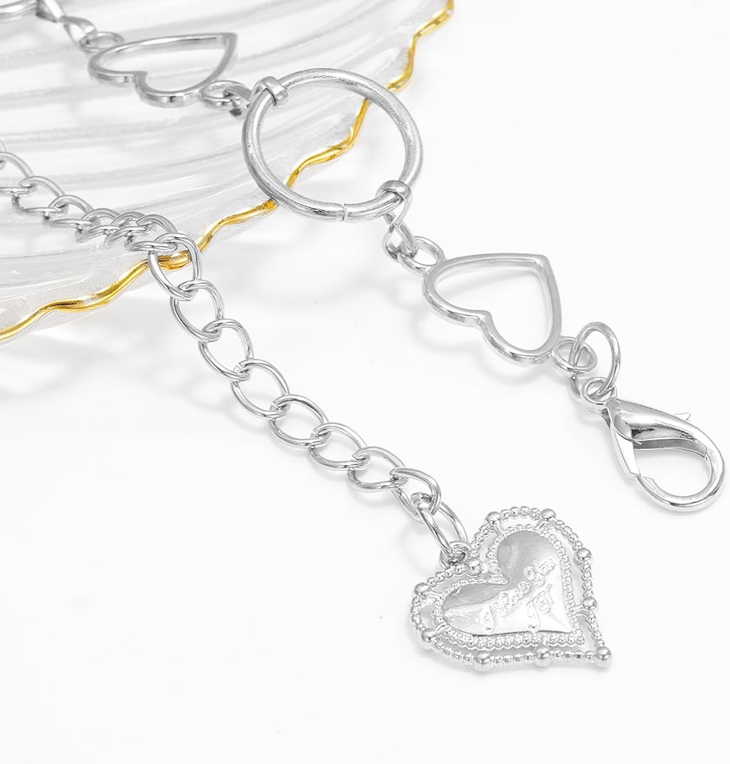 Thumbnail 4 de Liutufy Love Hearts Waist Chain for Women – Adjustable Heart Pendant Belt