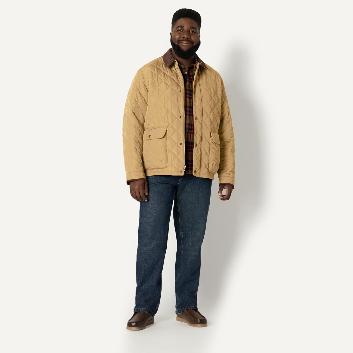 Thumbnail 6 de Amazon Essentials Quilted Midweight Jacket 74.9 cm