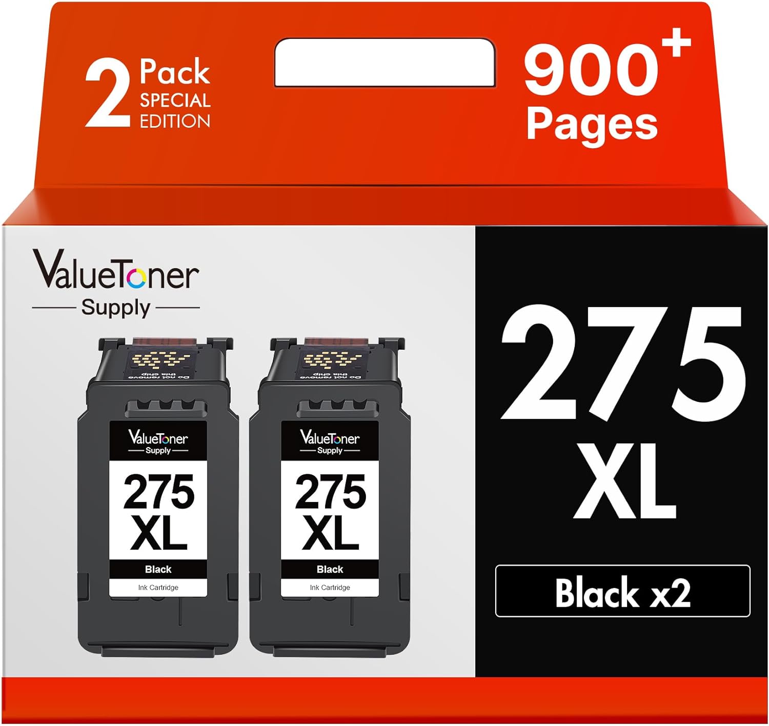Detalle de PG-275XL Black Ink Cartridge 2-Pack (PG-275XL) for Canon 275 High Yield