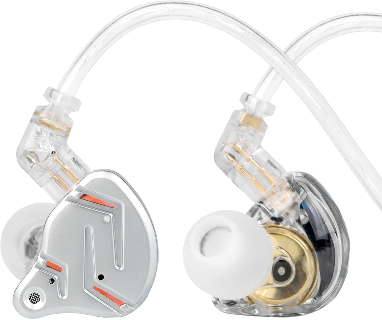 Detalle de Yinyoo KZ ZST PRO X USB-C有線イヤホン、1BA+1DDハイブリッドドライバー・マイク付き