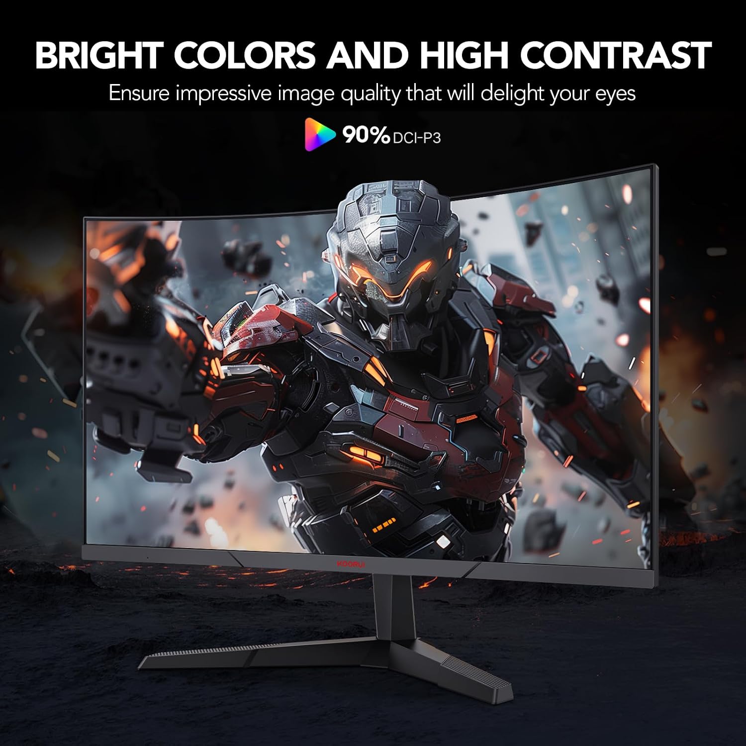 Thumbnail 6 de KOORUI 27-inch QHD curved gaming monitor (180Hz, 1500R, VA, FreeSync/Adaptive-Sync)
