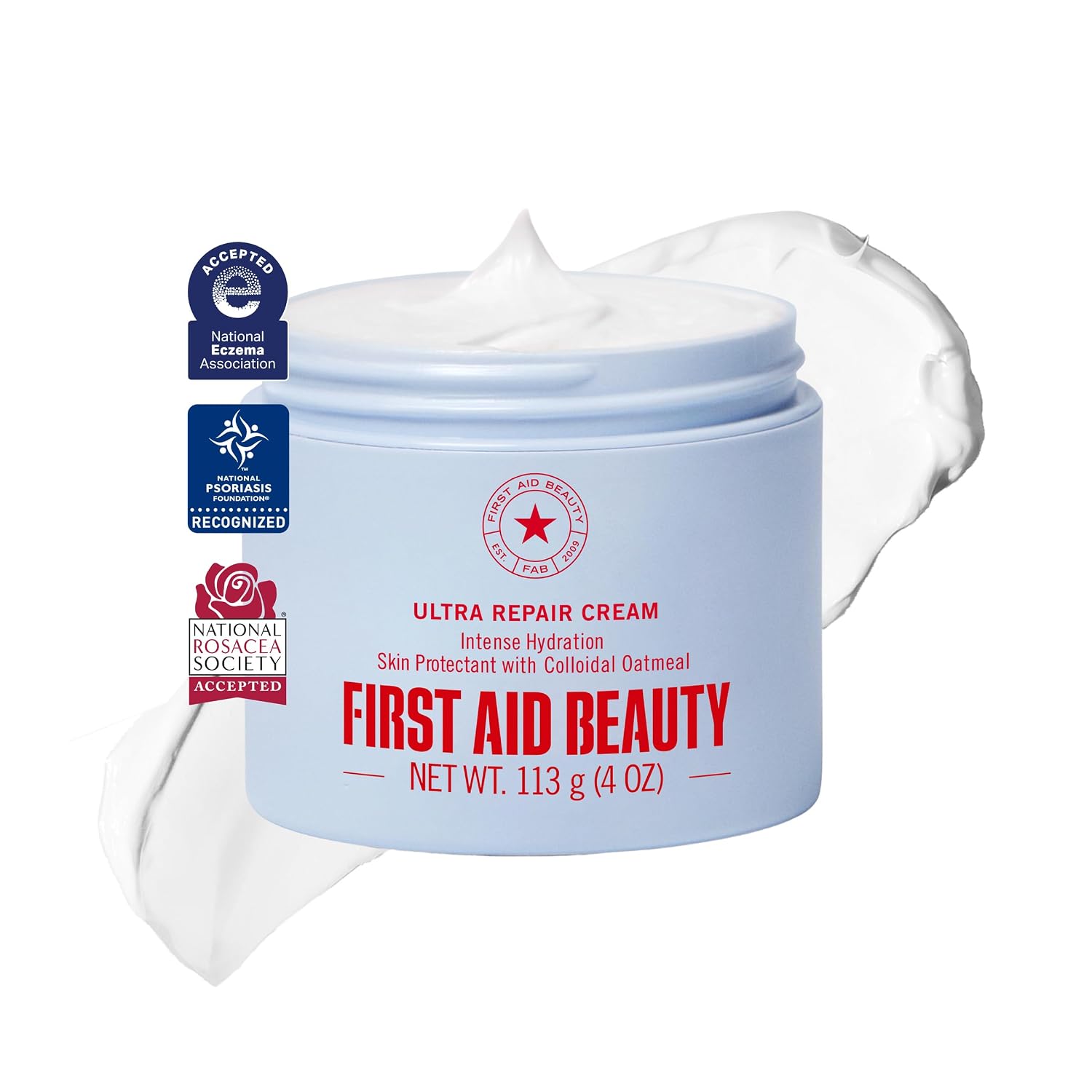Detalle 2 de First Aid Beauty 40004 Ultra Repair Cream Face & Body Moisturizer with Colloidal Oatmeal