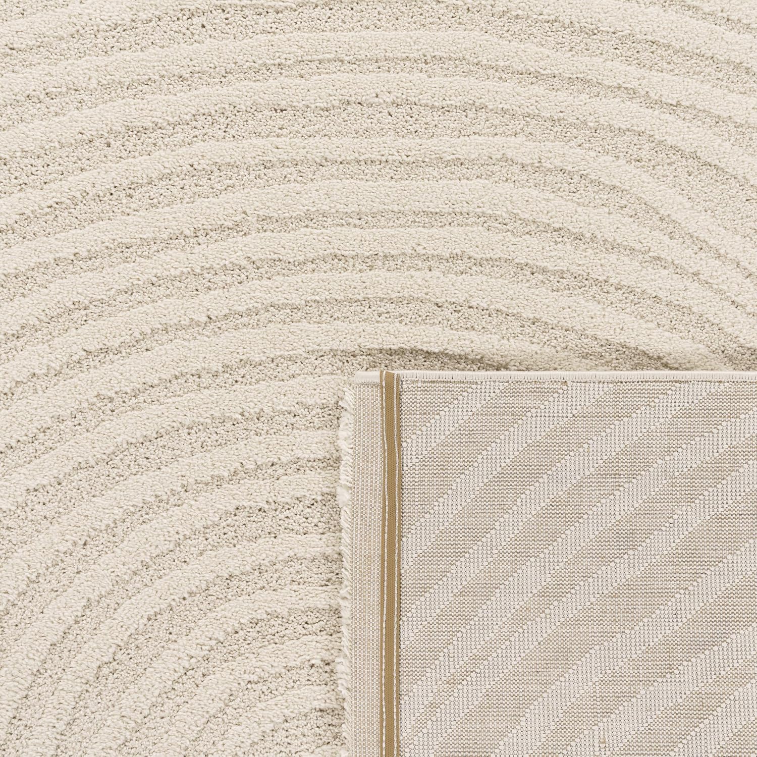Thumbnail 4 de Paco Home Tapis de Salon Moderne 80x150 Crème