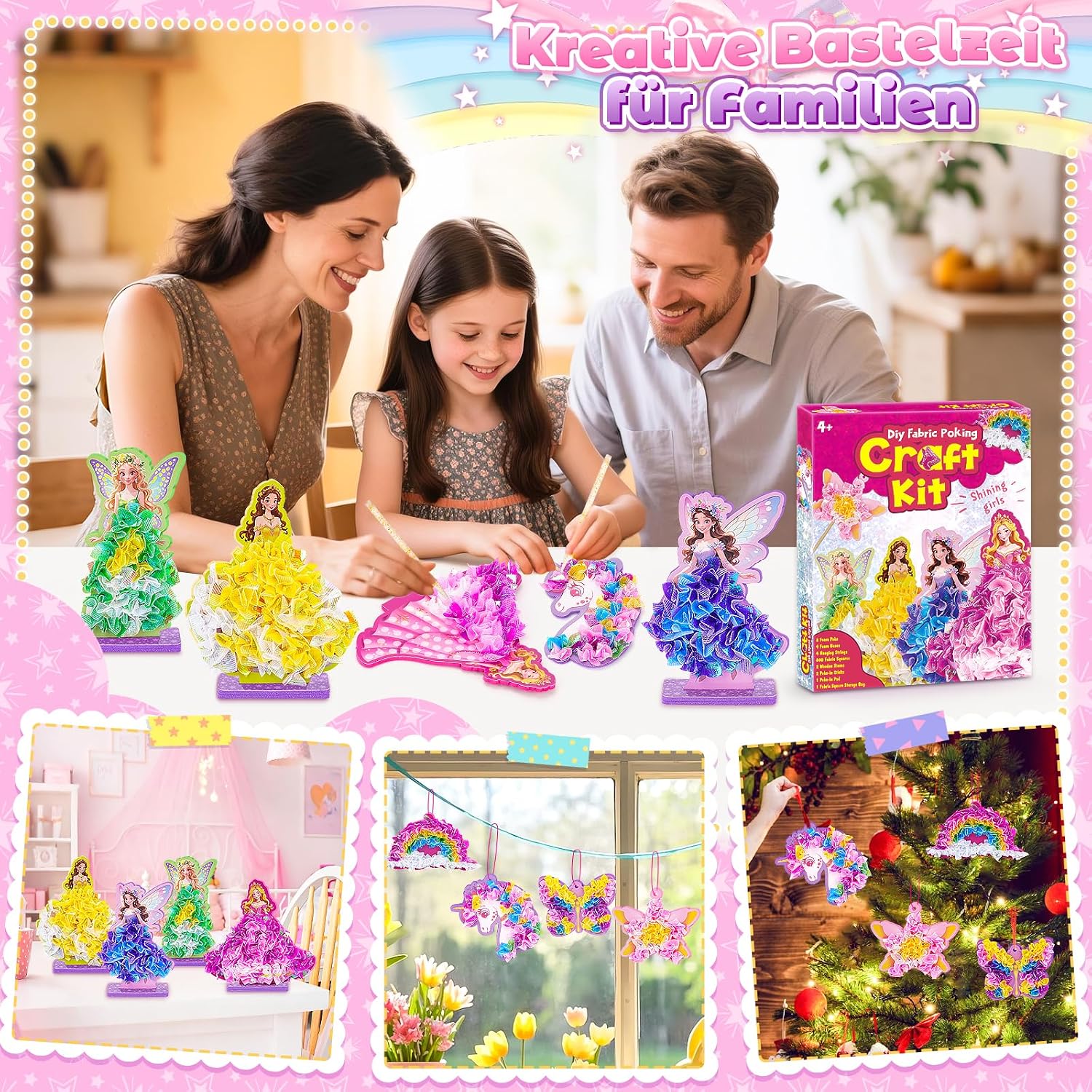 Thumbnail 4 de Prinzessin Bastelset Kinder 800+ Teile