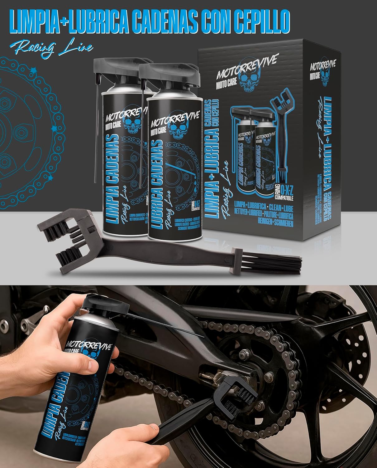 Thumbnail 1 de Motorrevive Pack Racing Line 510 ml