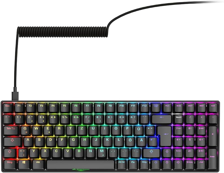 Detalle 2 de Sharkoon SGK50 S2 RGB Tastatur 96%