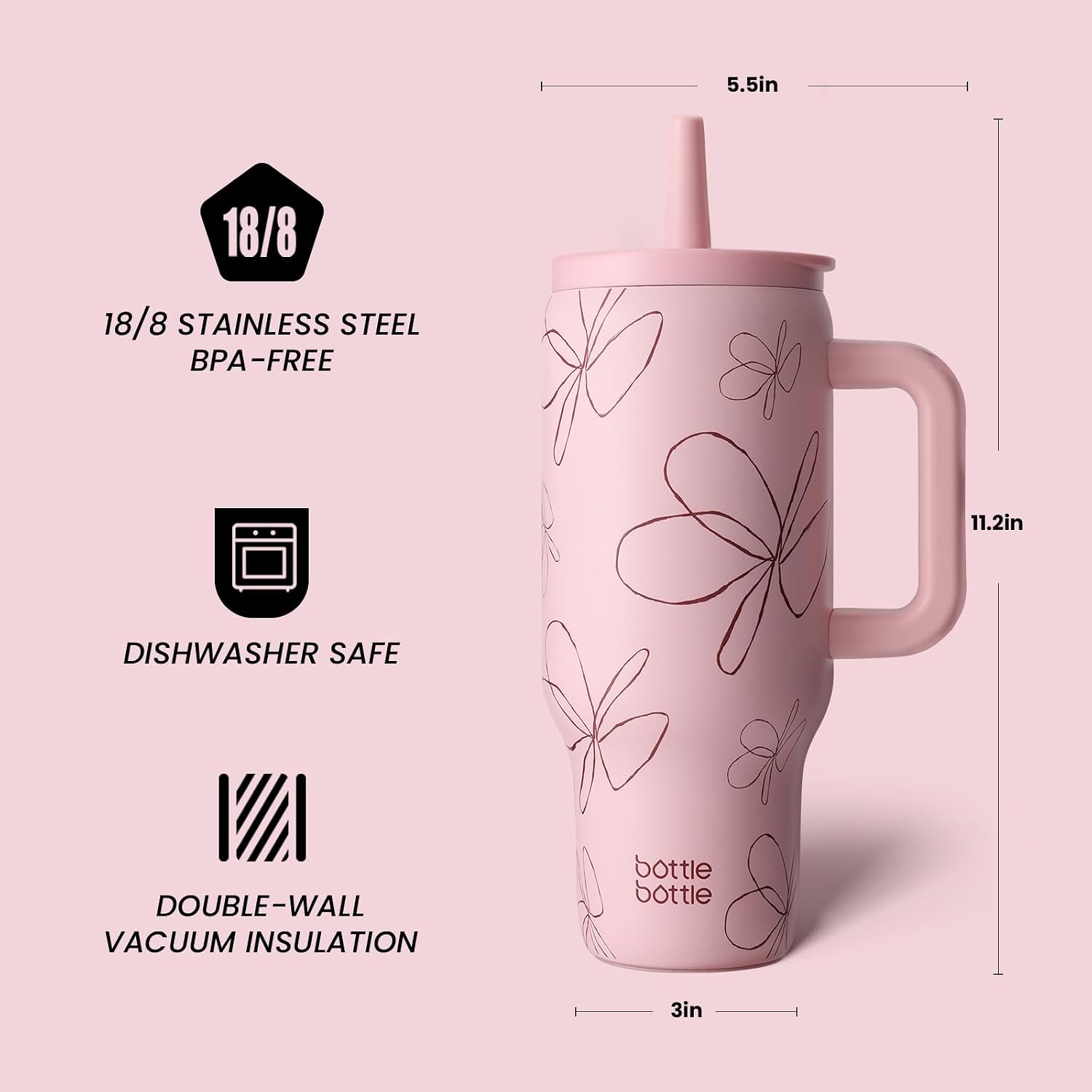 Detalle 1 de bottlebottle BOTTLE BOTTLE 30oz Kaffeebecher Edelstahl