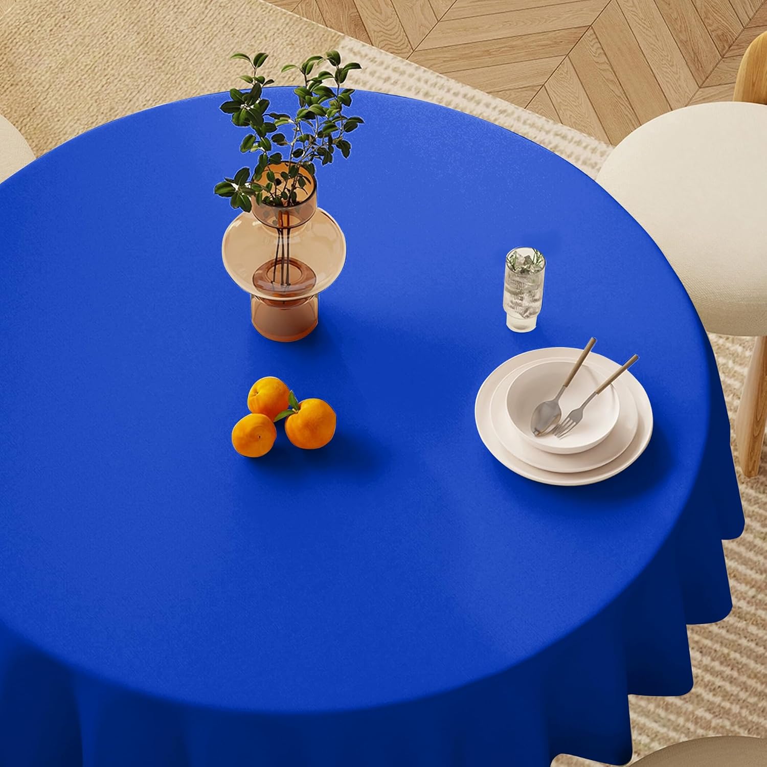 Thumbnail 2 de sancua Royal Blue 90-inch Round Tablecloths 6 Pack 🍽