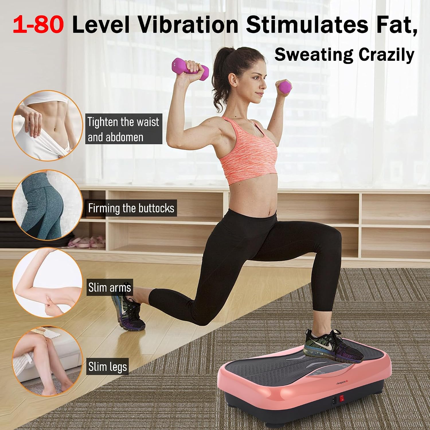Detalle 2 de Whole Body Vibration Plate 1-180 Speeds