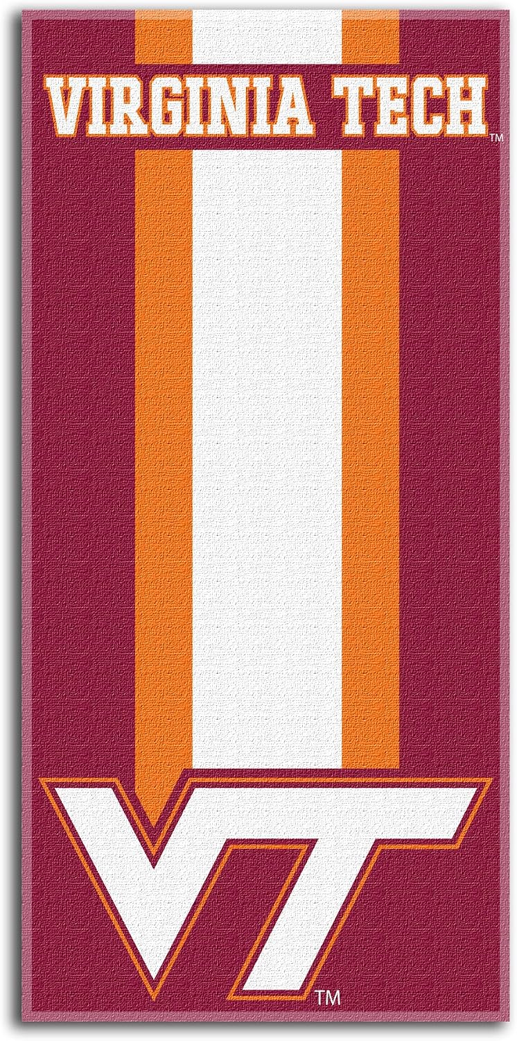 Detalle de Northwest NCAA Unisex Adult Beach Towel (30 x 60 in) — Soft, Fan-Style Beach & Pool Towel