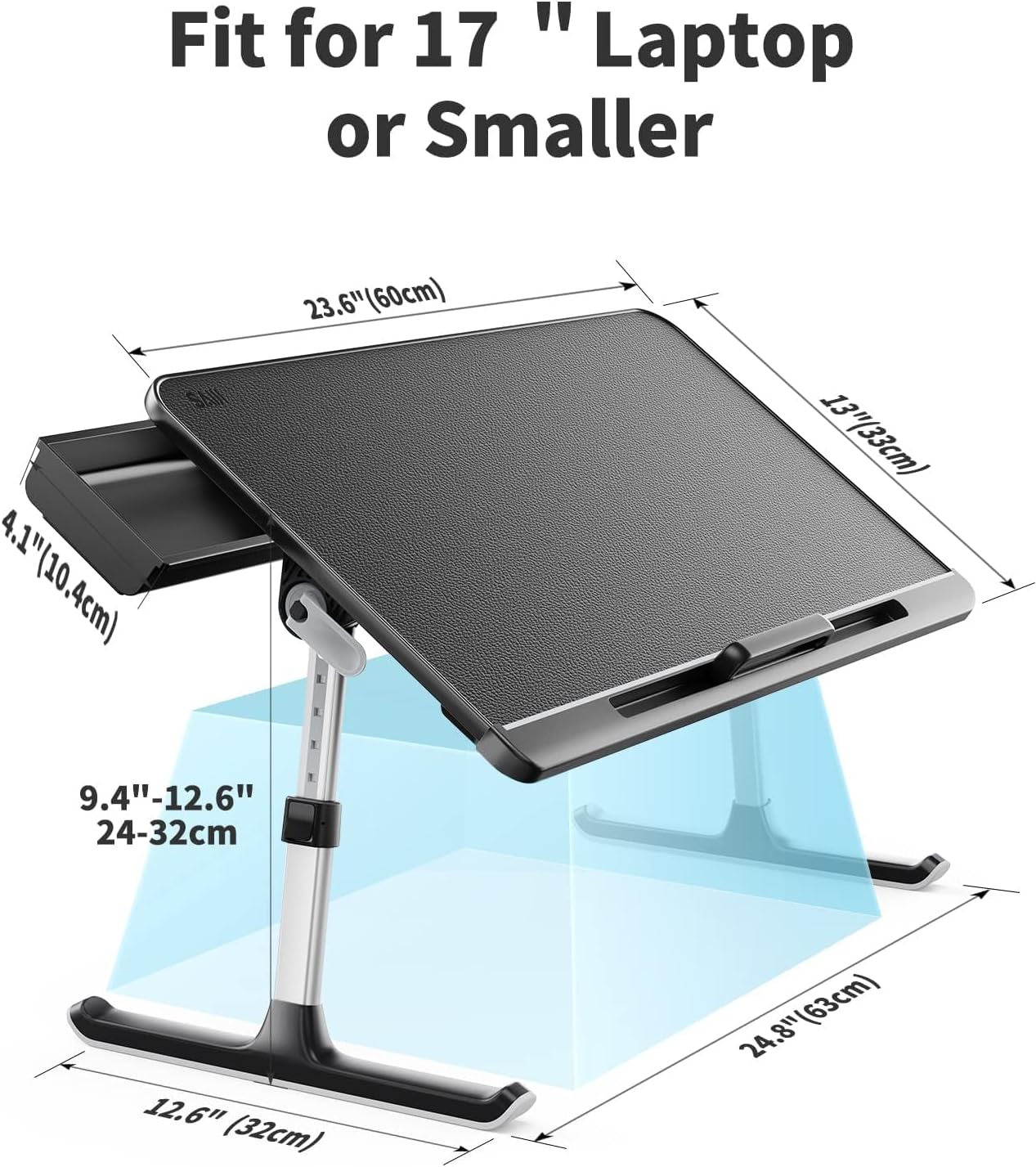 Thumbnail 5 de SAIJI Laptop Bed Table 23.6×12.6in lap desk