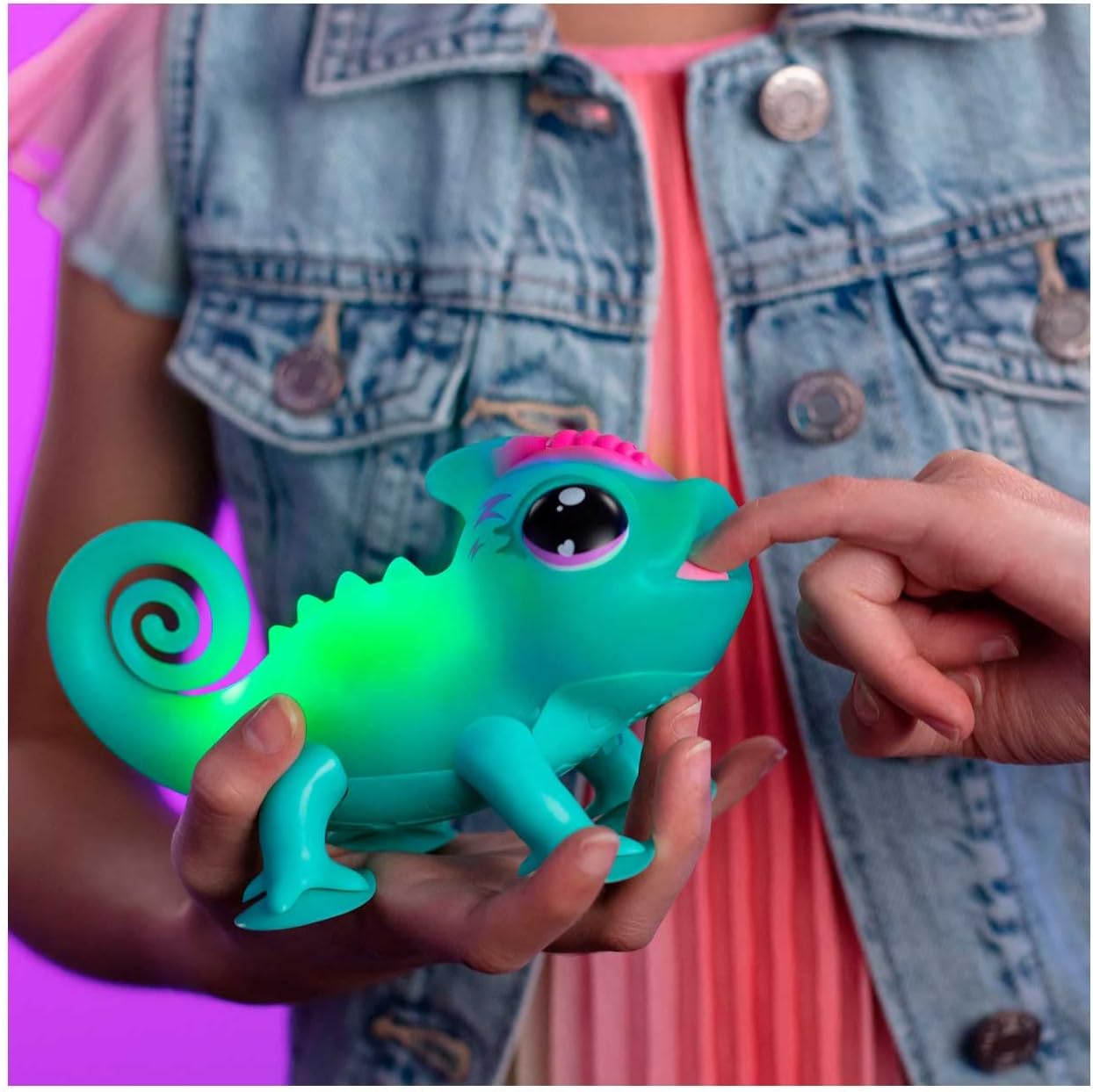 Detalle de Sunny Caméléon Multifunction de LITTLE LIVE PETS – compagnon interactif lumineux