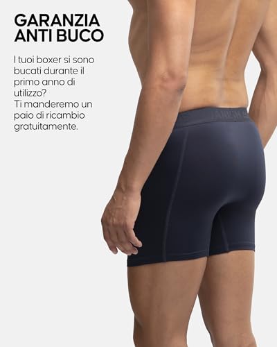 Thumbnail 3 de DANISH ENDURANCE Boxer Uomo Sportivi 3 Paia Blu M