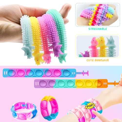 Detalle de JUAUO 50 Pcs Fidget Toy Set: kit sensorial para estrés, autismo y TDAH