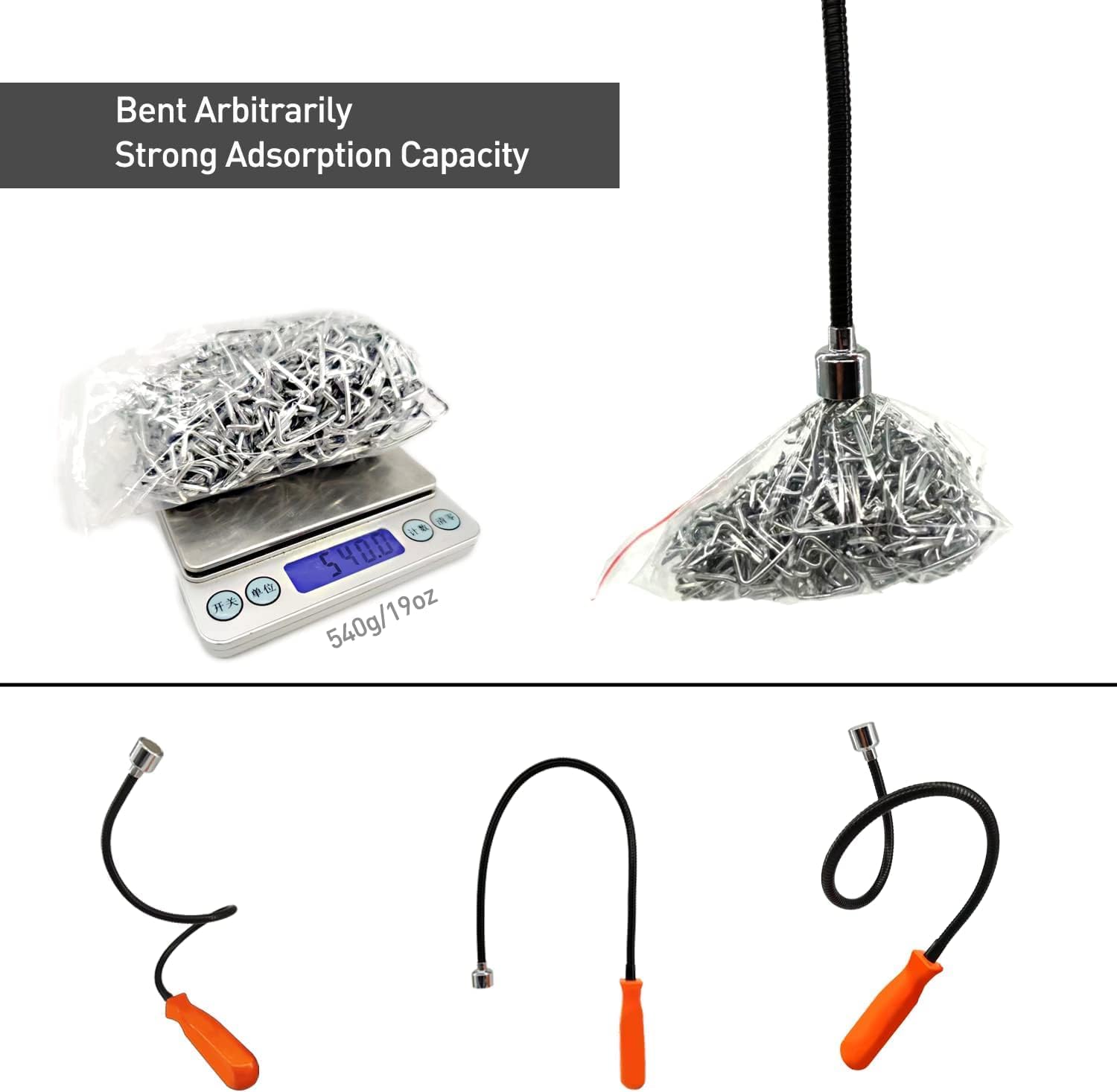 Detalle de Magnetic Sweeper Set, 10 lb Capacity