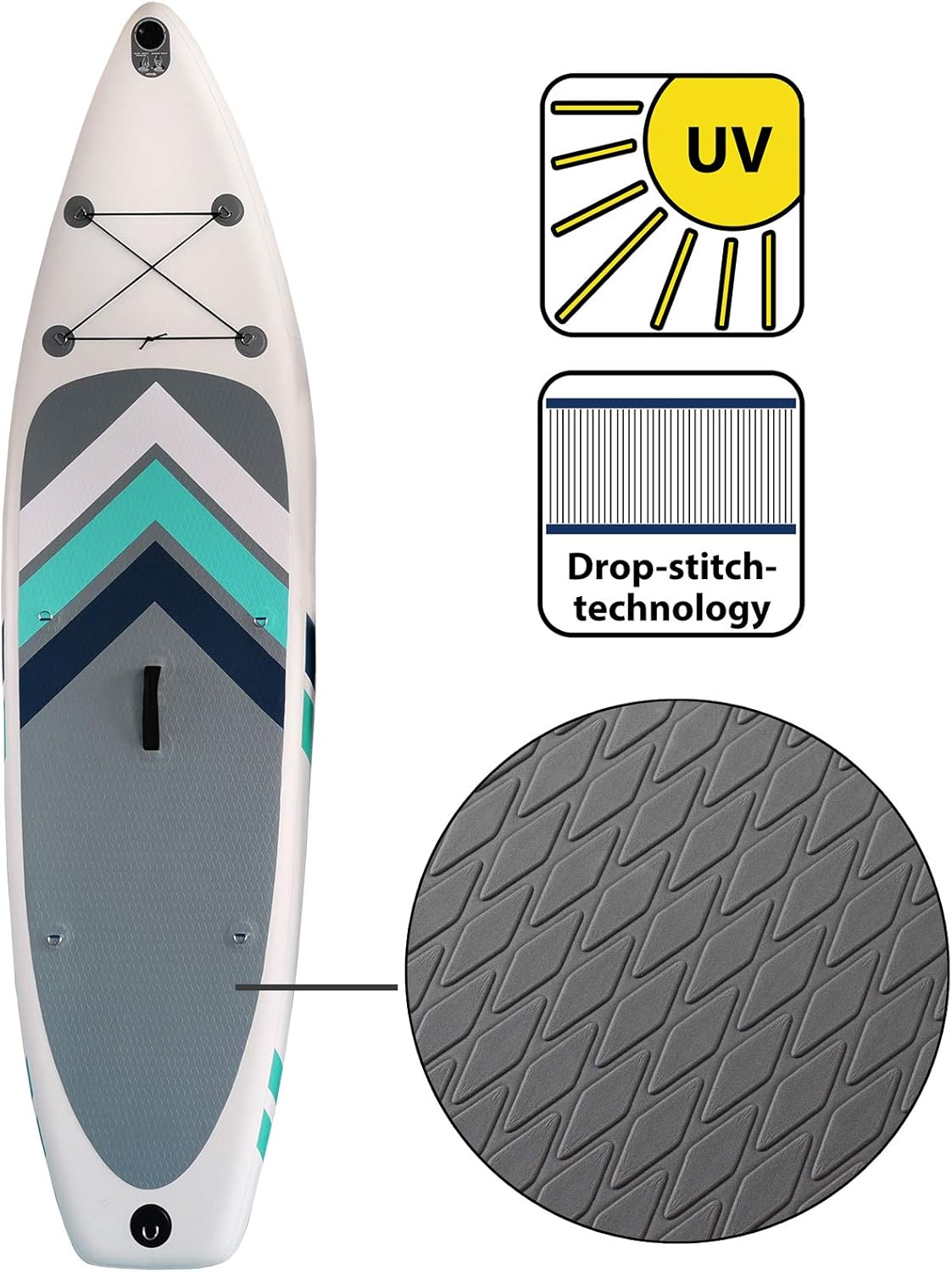 Thumbnail 1 de ALPIDEX Stand Up Paddle Set SUP 305 x 76 x 15 cm – Komplettset für Einsteiger bis Freizeit-Abenteurer