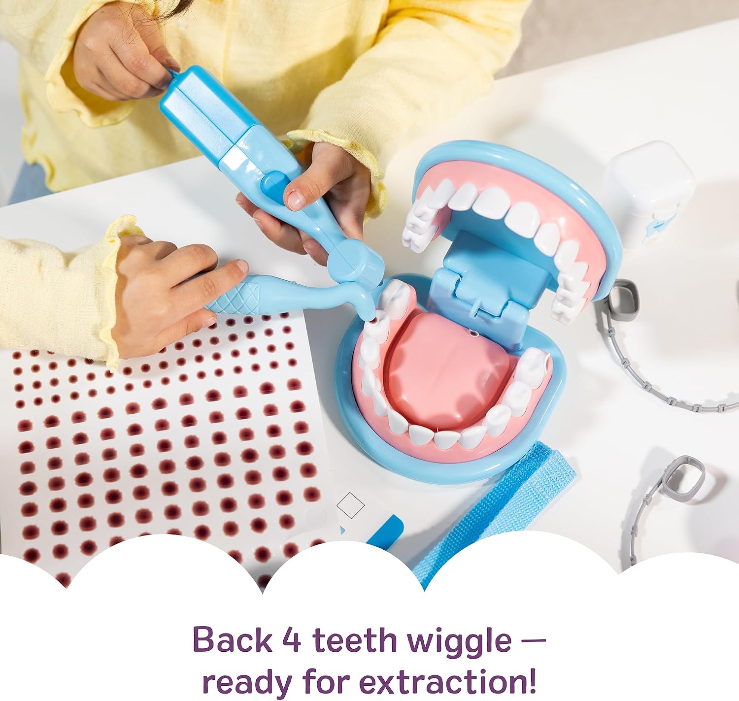 Thumbnail 6 de Melissa & Doug 8611 Super Smile Dentist Play Set 歯科医ごっこセット、25ピース・着脱式の歯付き