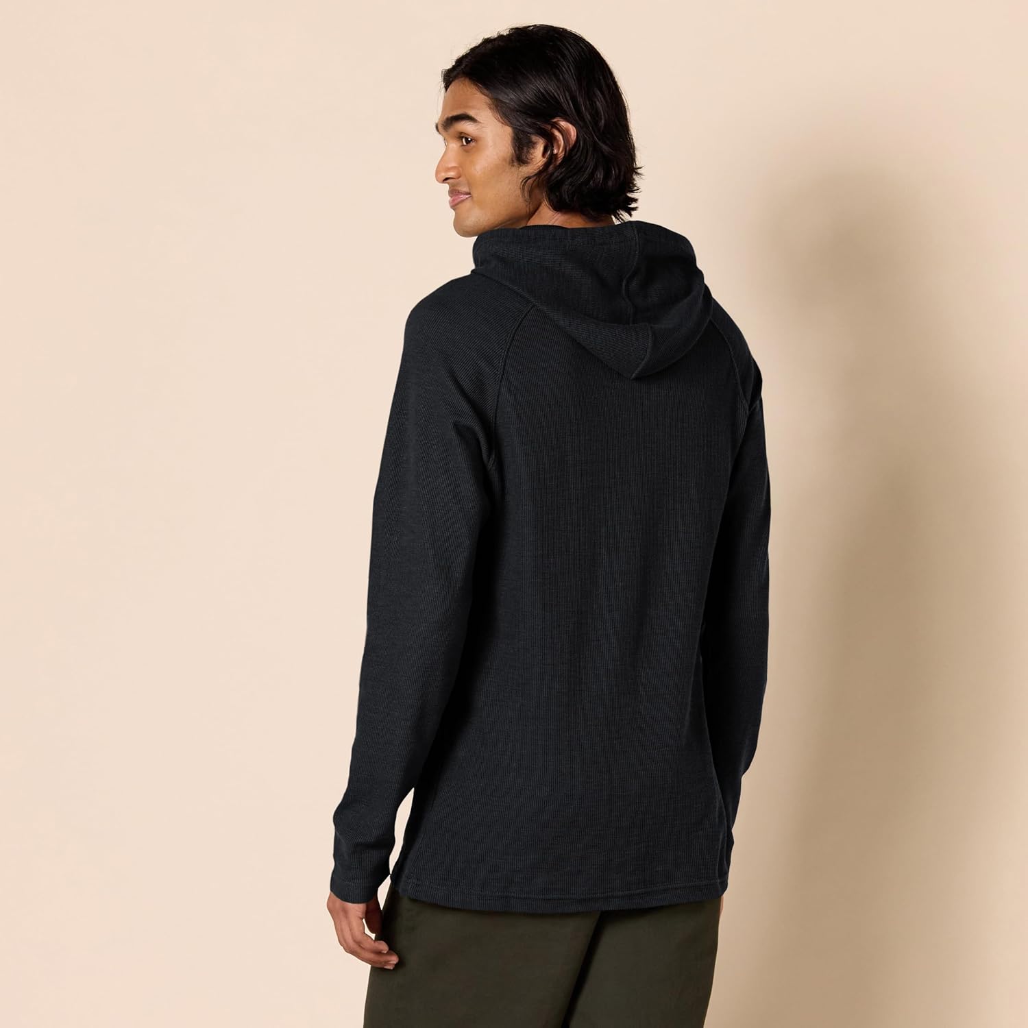 Thumbnail 1 de Amazon Essentials Men’s Long-Sleeve Slub Thermal Pullover Hoodie (Previously Goodthreads)