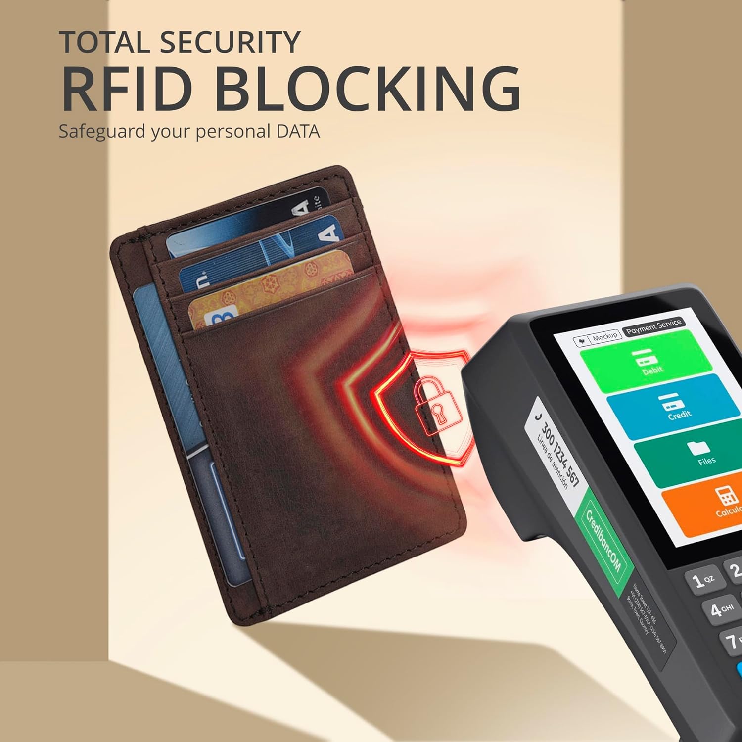 Thumbnail 4 de Oak Leathers RFID Slim Wallet