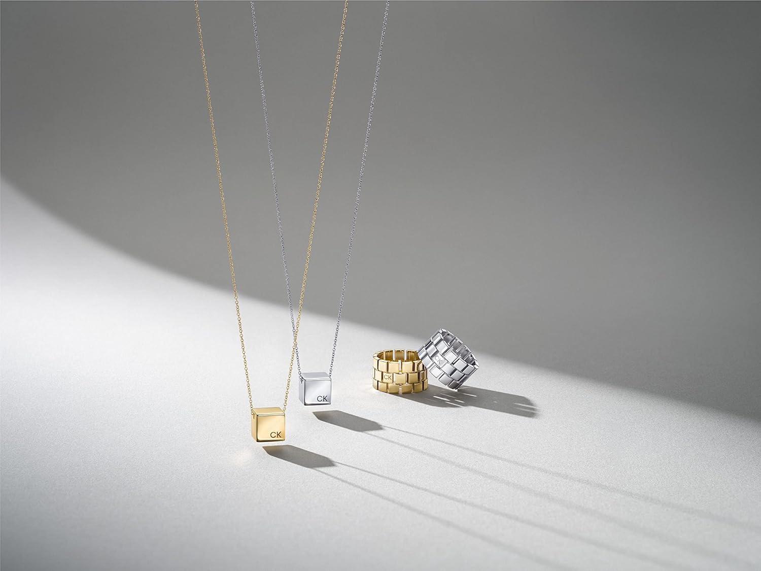 Thumbnail 1 de Calvin Klein Ring GEOMETRIC – Edelstahl, Damen, Größe 56 – Silber oder Gold