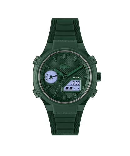 Thumbnail 1 de Lacoste Orologio LC33 Quarzo Multifunzione da Uomo – Cinturino Silicone Verde, 45 mm
