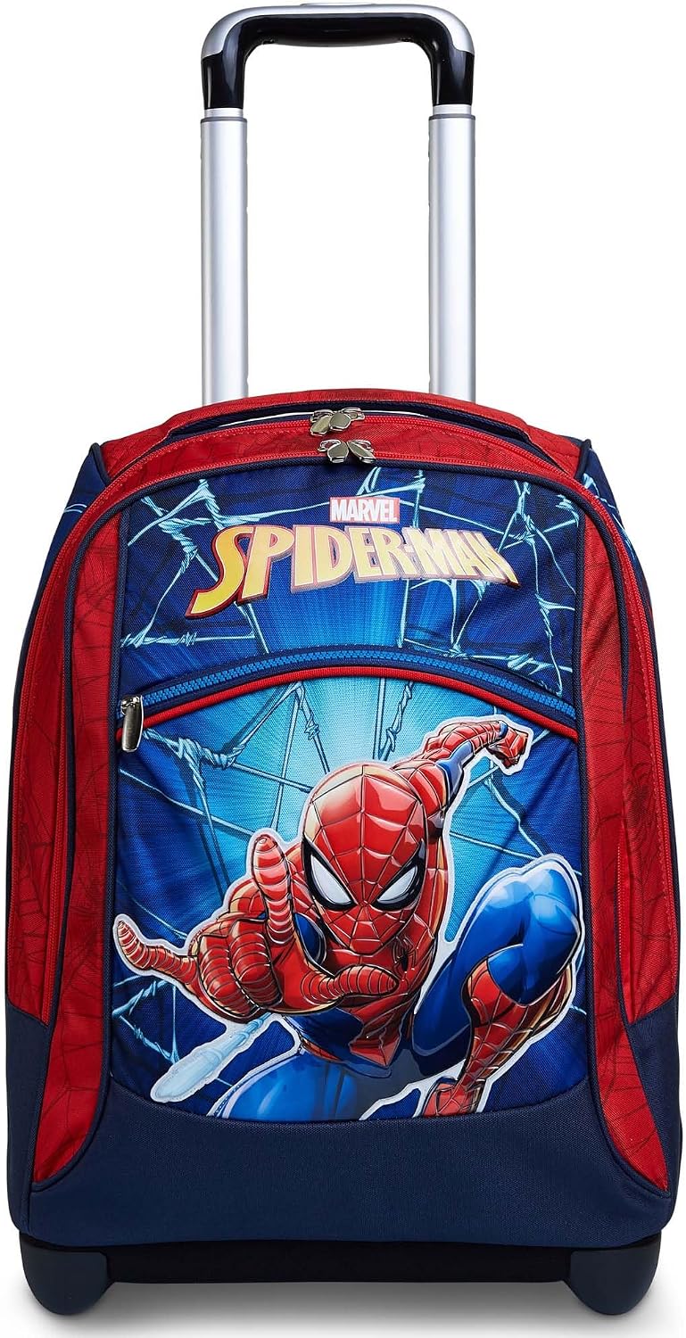 Detalle de Seven BIG Trolley Spider-Man Wall Crawler a doppio scomparto con carrello fisso