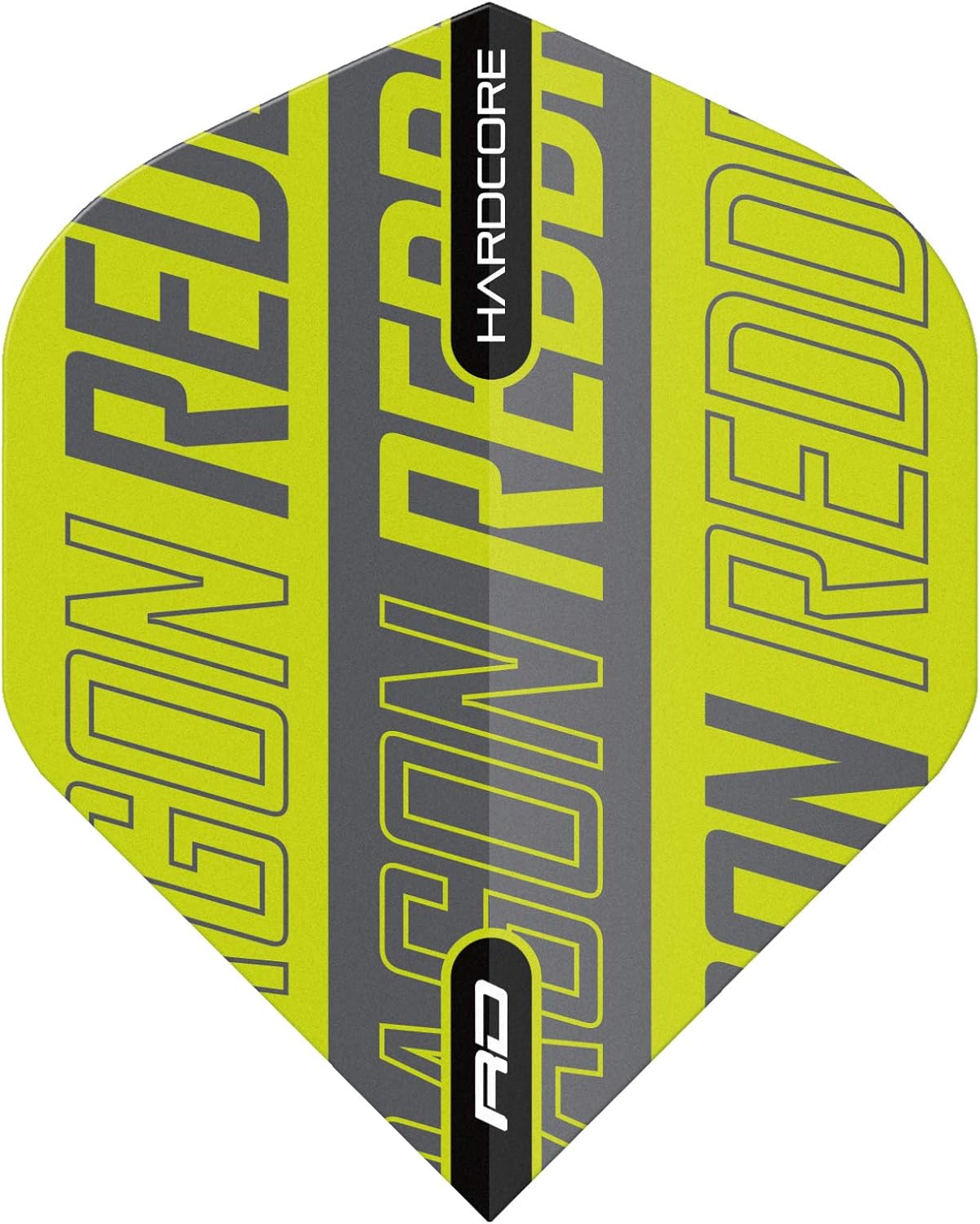 Detalle de RED DRAGON Hardcore XT Dart Flights – 4 Sets (12 Flights) Grü,n/Schwarz, Standardform, 100 Mikron, Dual Flow Technologie