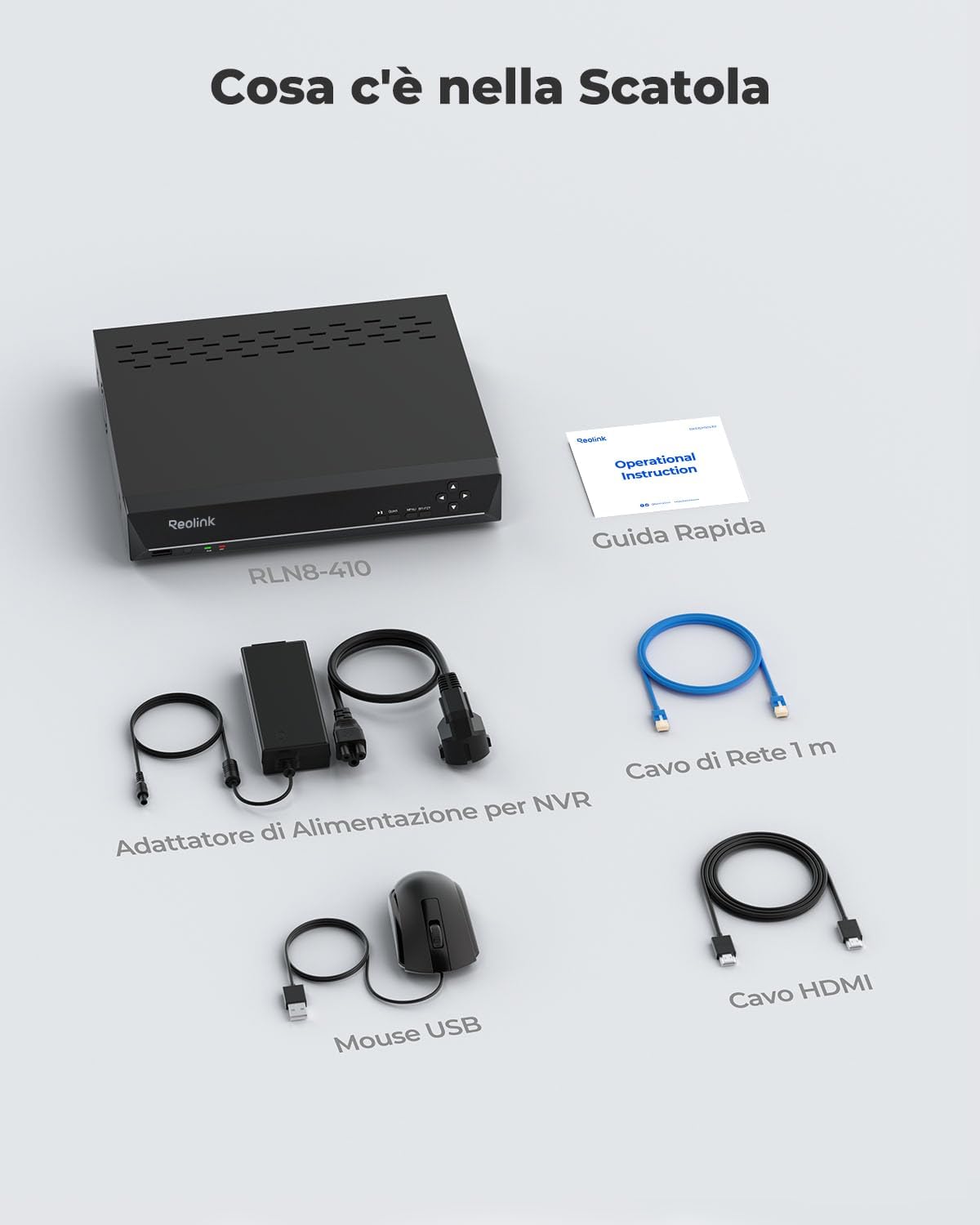 Thumbnail 6 de Reolink NVR PoE 8 Canali con 2TB HDD, RLN8-410 – Registrazione 24/7 e gestione locale/remota